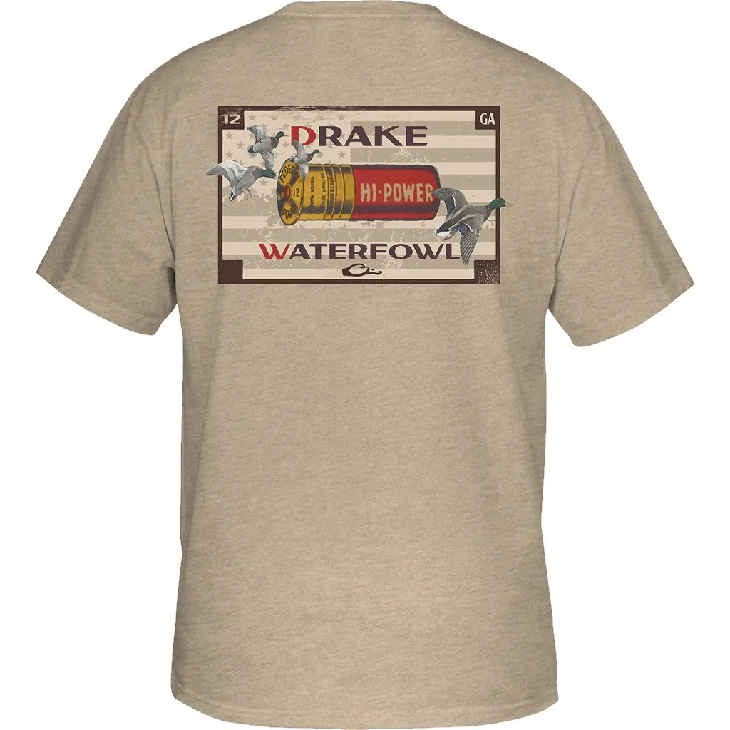 Drake Hi Power Shell Short Sleeve T-Shirt