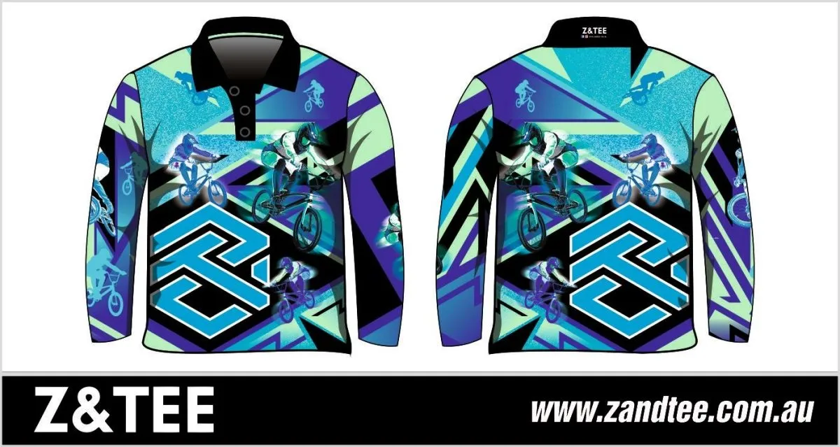 Extreme | BMX Blue Fishing Shirt ★Pre-Order★