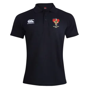 Frogs Canterbury Waimak Rugby Polo Black