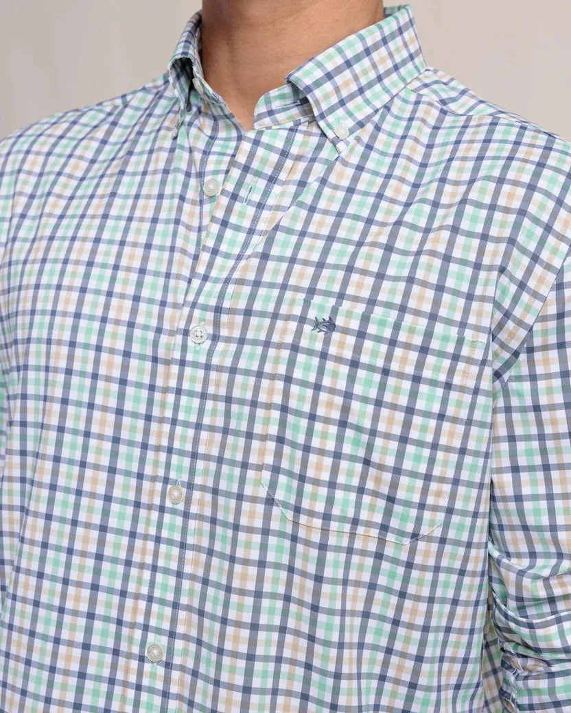Glenmoor Plaid Sportshirt (Light Indigo)