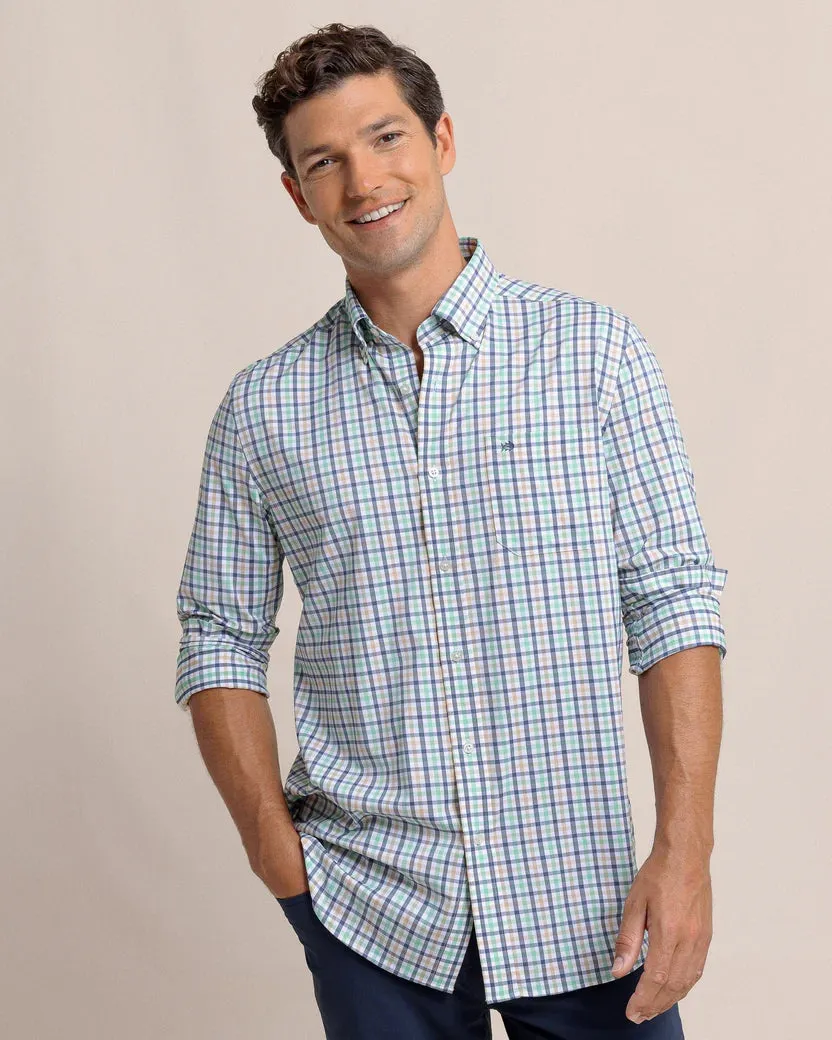 Glenmoor Plaid Sportshirt (Light Indigo)