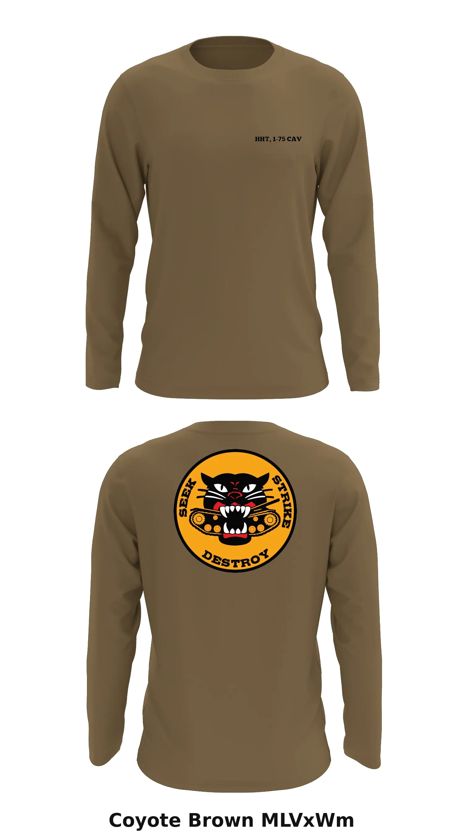 HHT, 1-75 CAV  Store 1 Core Men's LS Performance Tee - MLVxWm