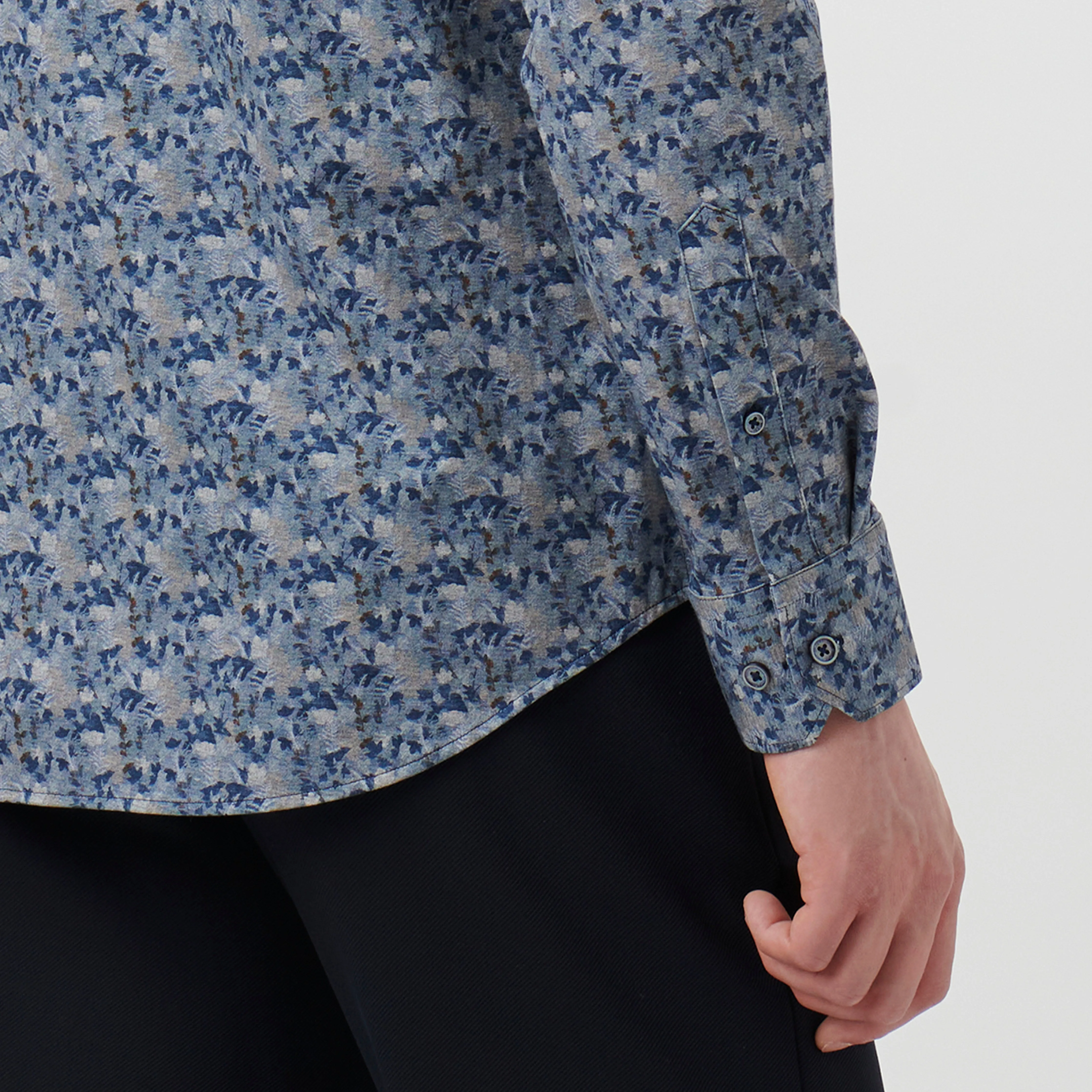 James Abstract Print OoohCotton Shirt