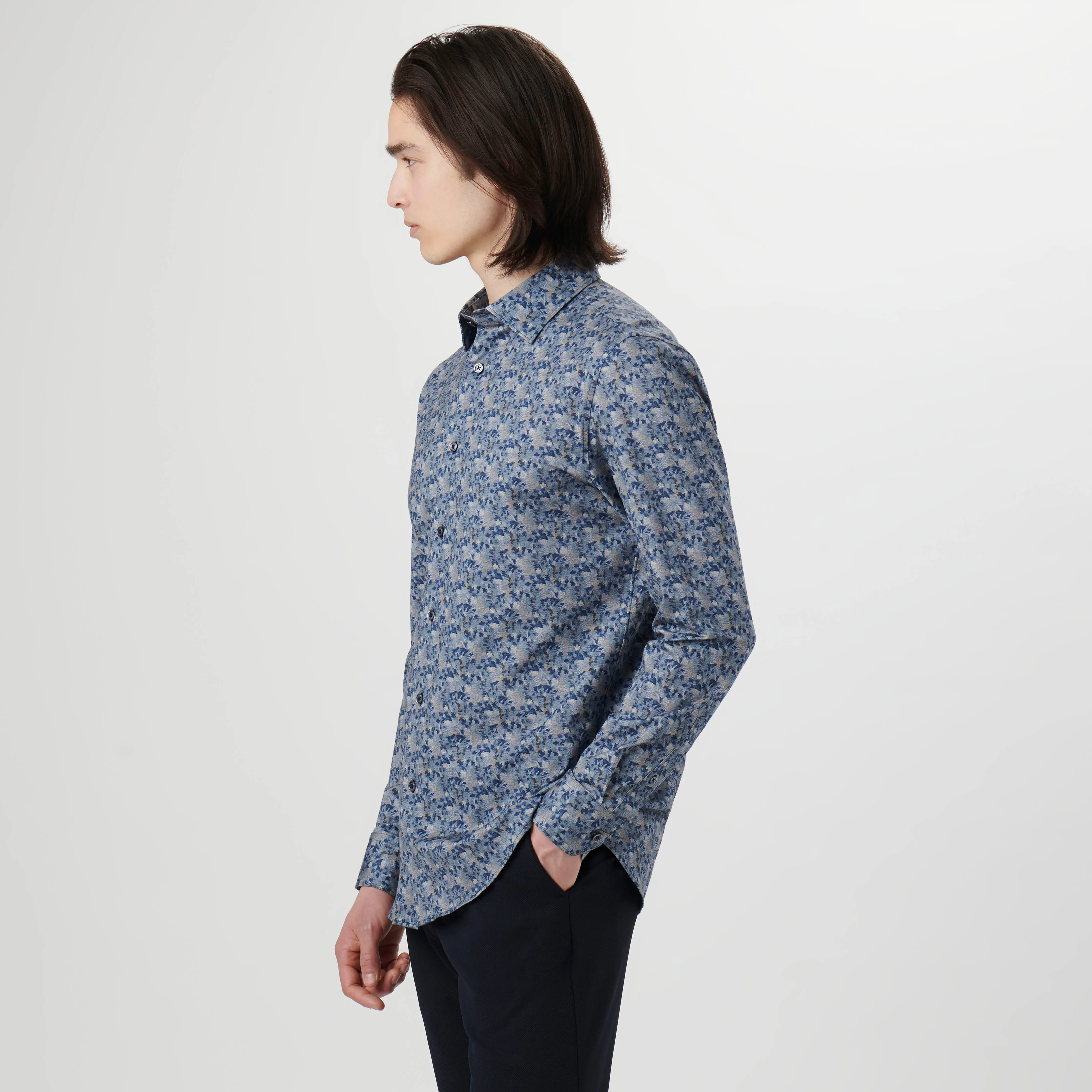 James Abstract Print OoohCotton Shirt
