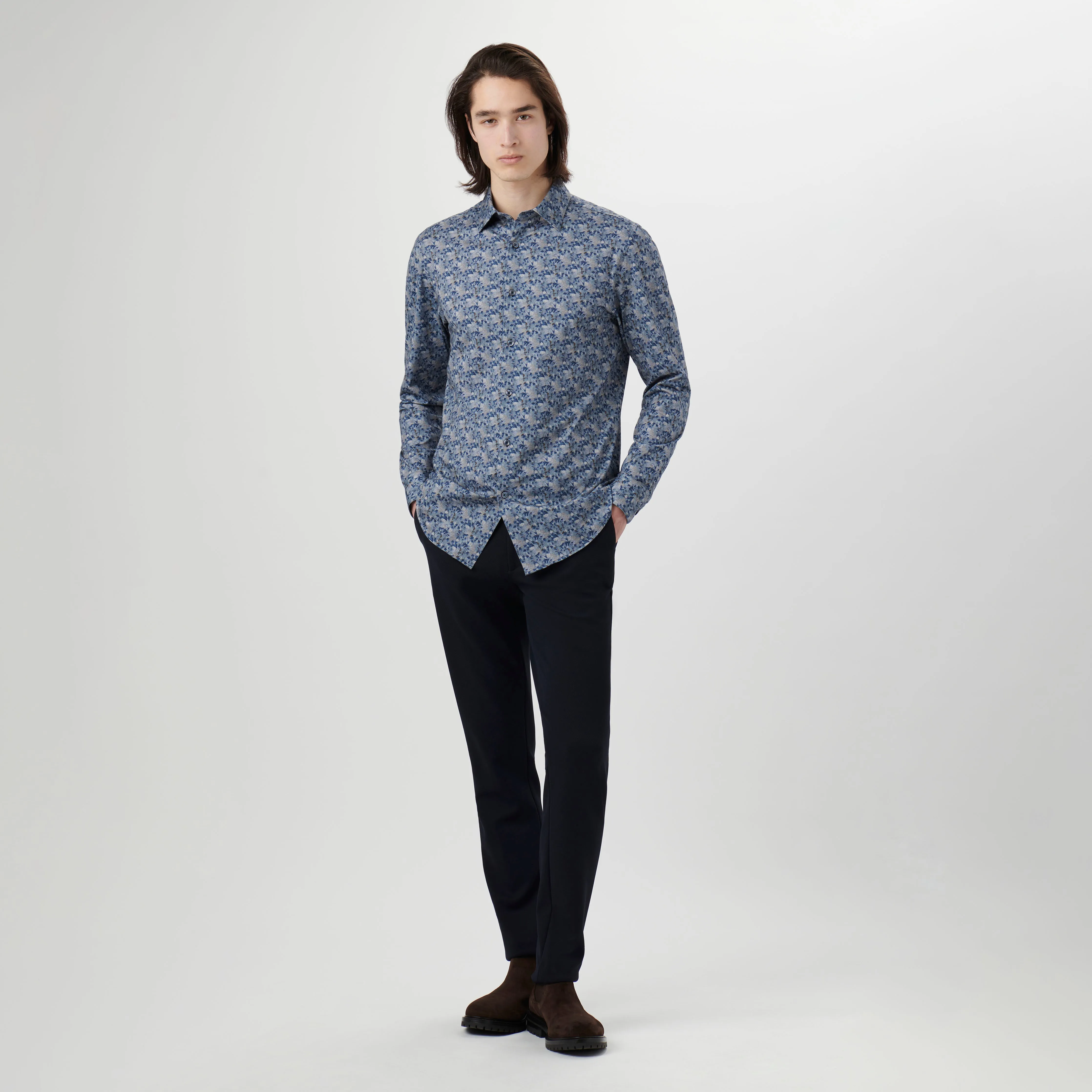 James Abstract Print OoohCotton Shirt