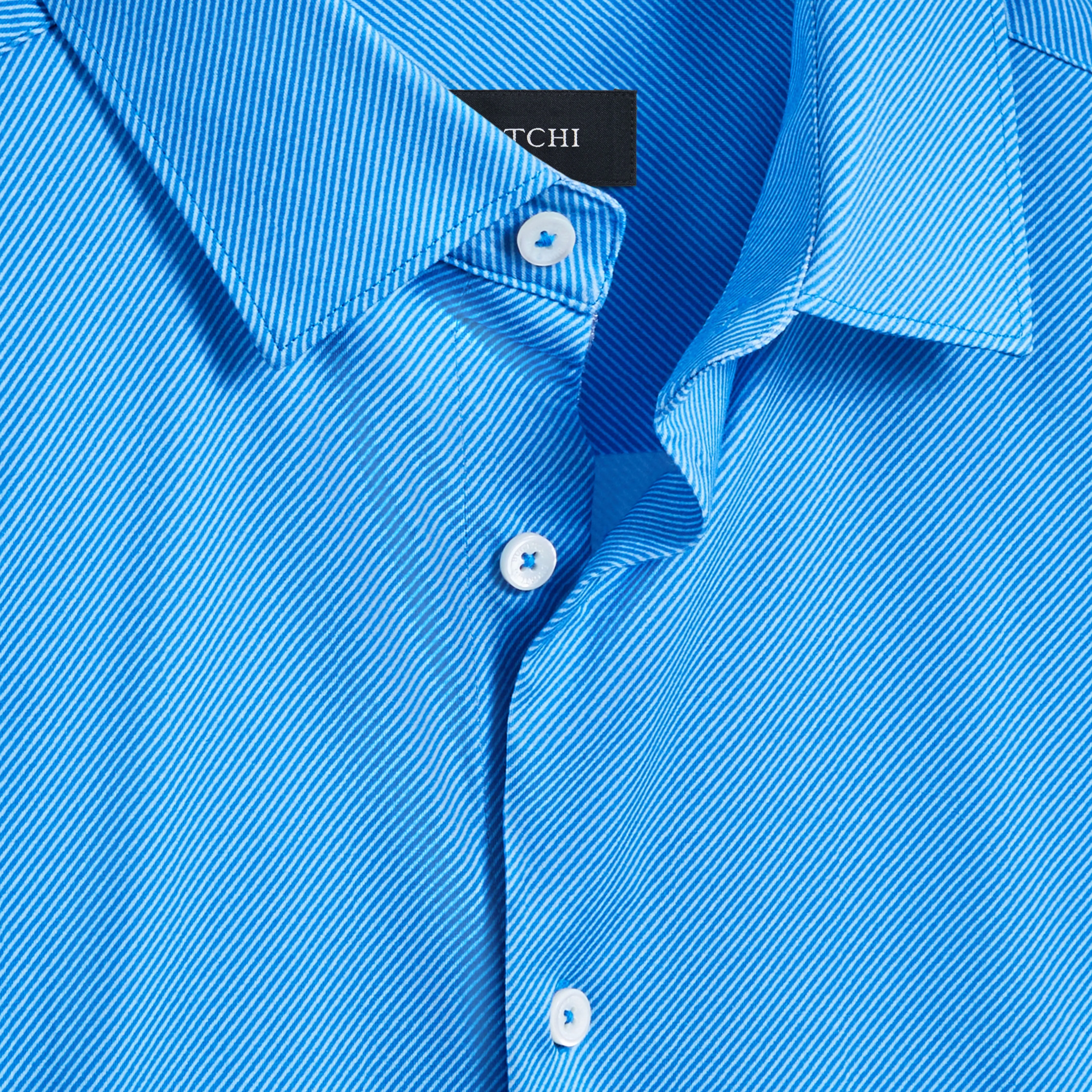 James Diagonal Pin Stripe OoohCotton Shirt