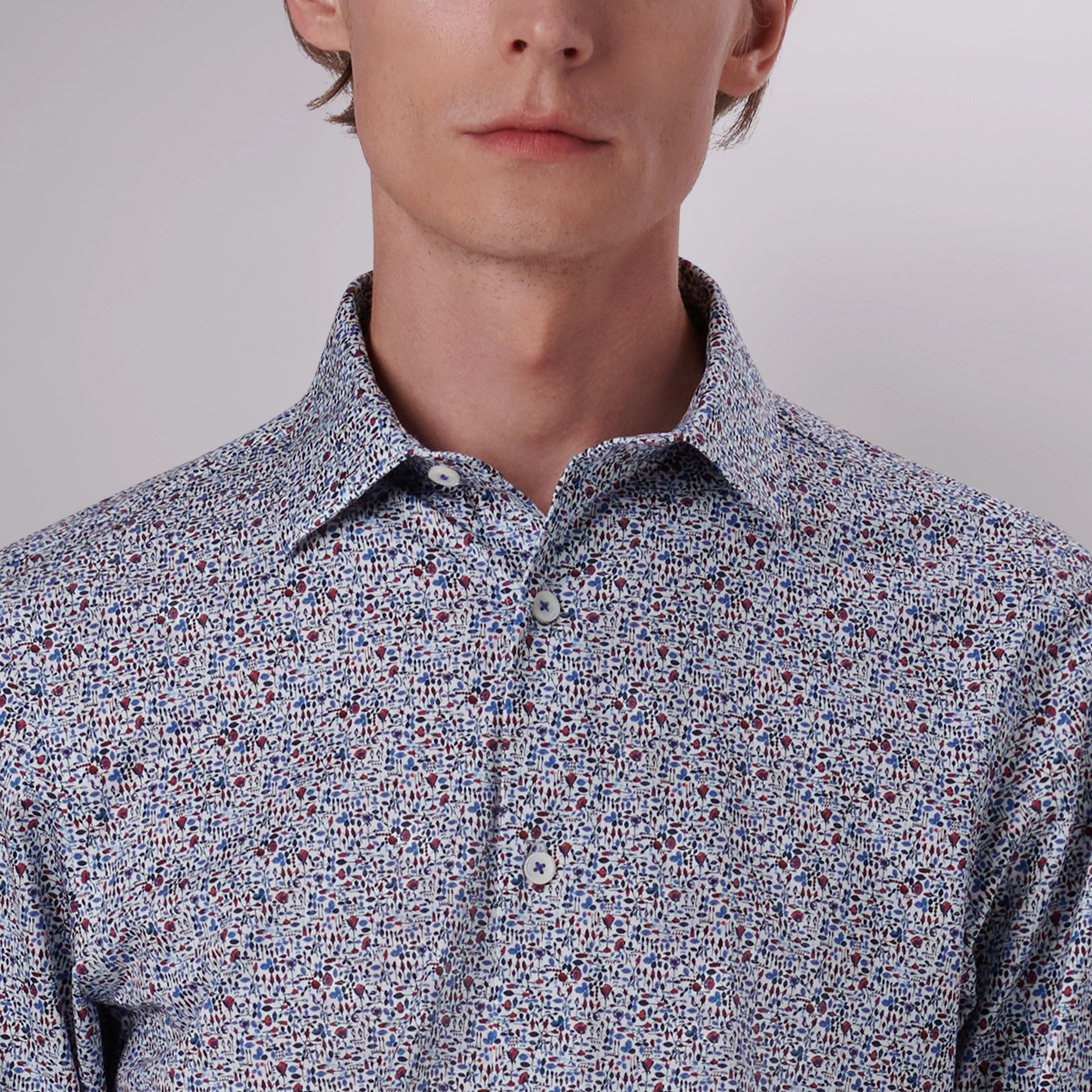 James Floral Print OoohCotton Shirt