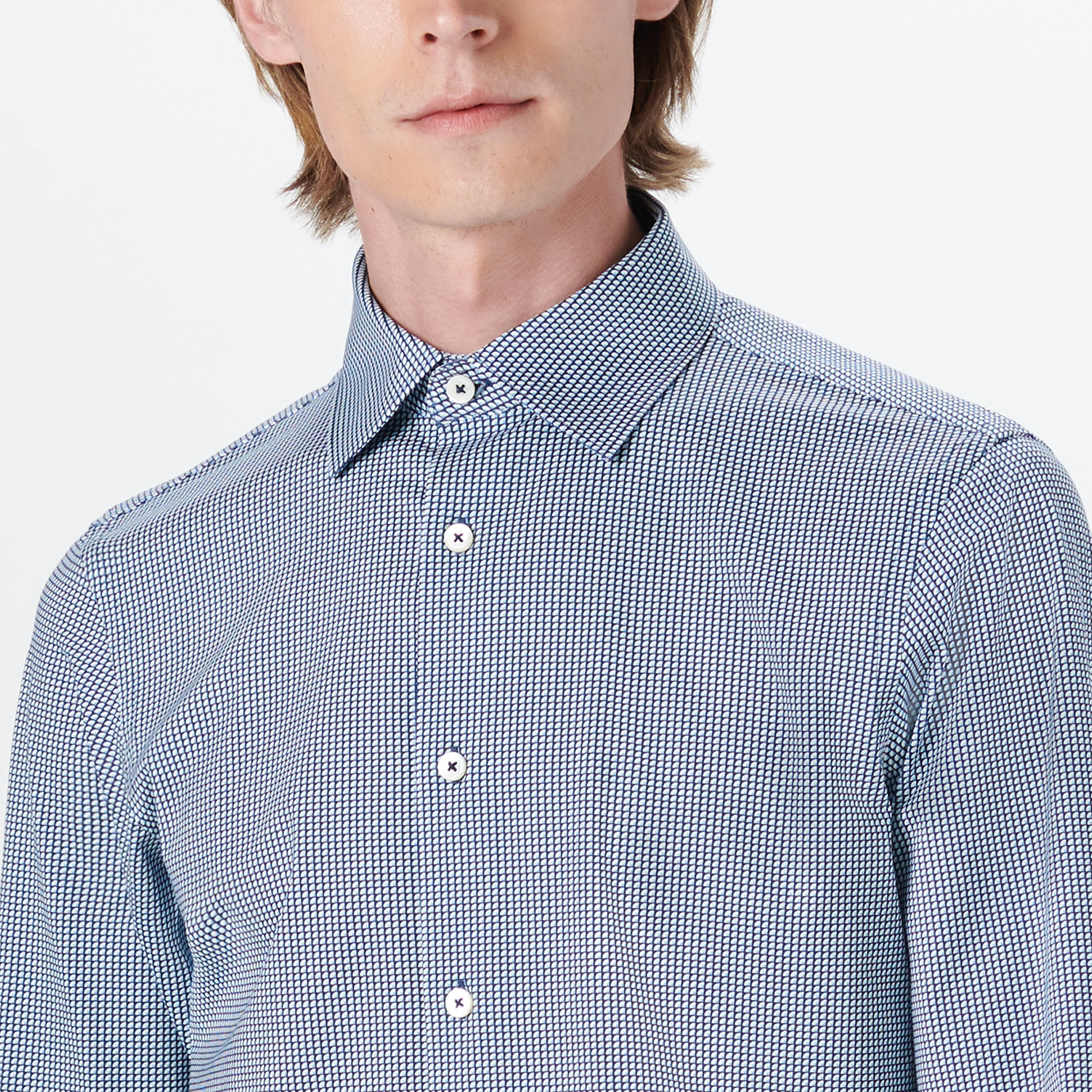 JAMES Geometric Print OoohCotton Shirt