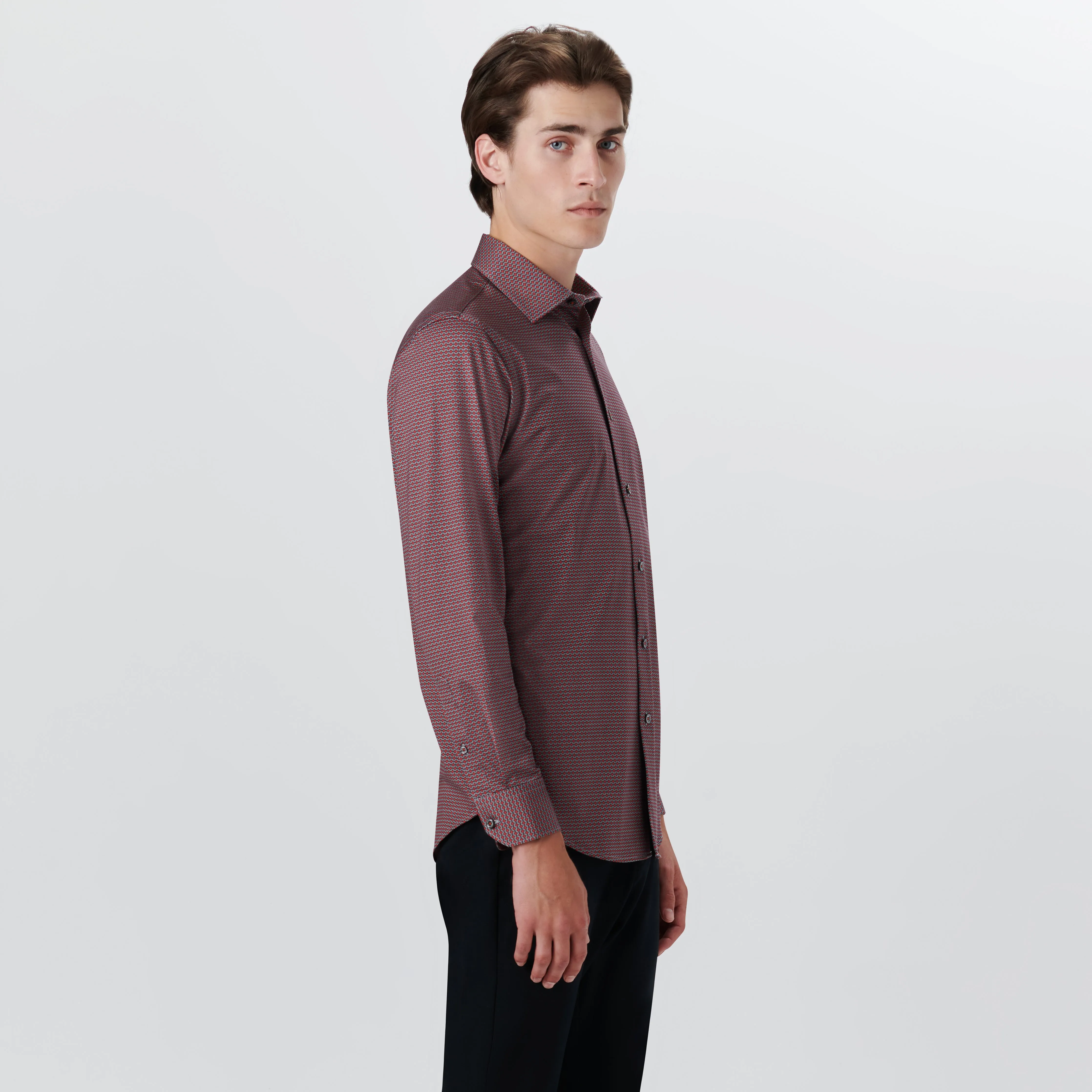 JAMES Geometric Print OoohCotton Shirt