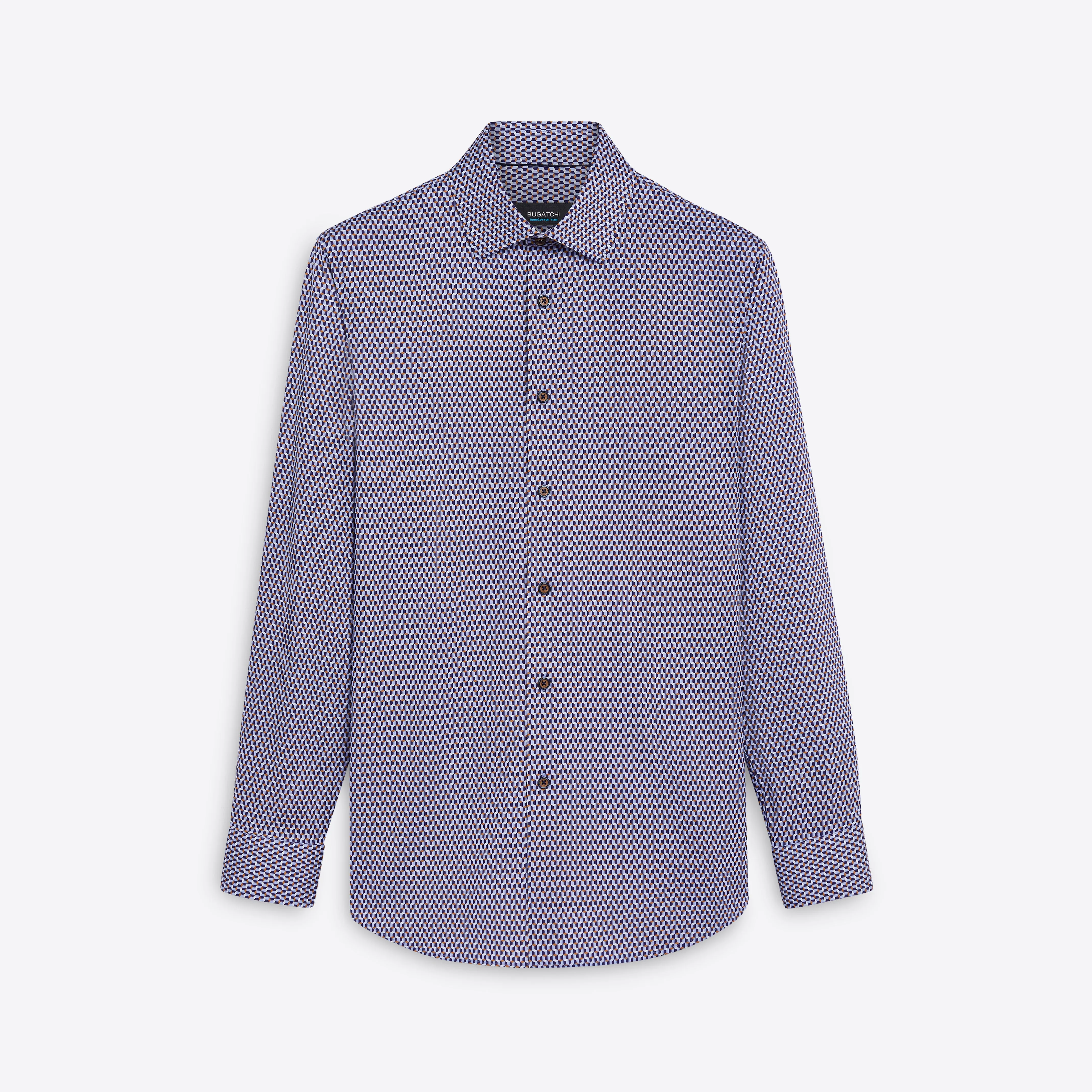 JAMES Geometric Print OoohCotton Shirt