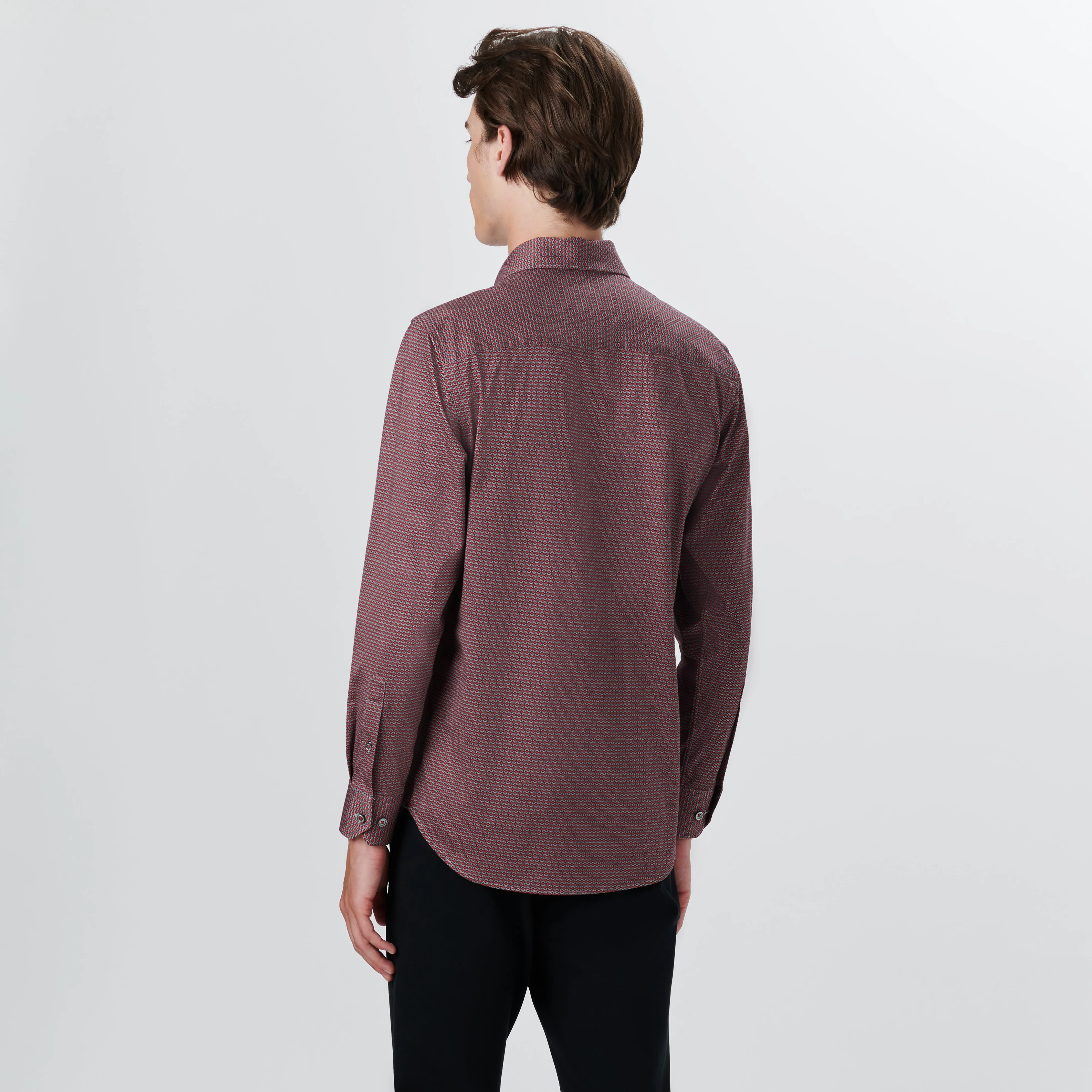 JAMES Geometric Print OoohCotton Shirt