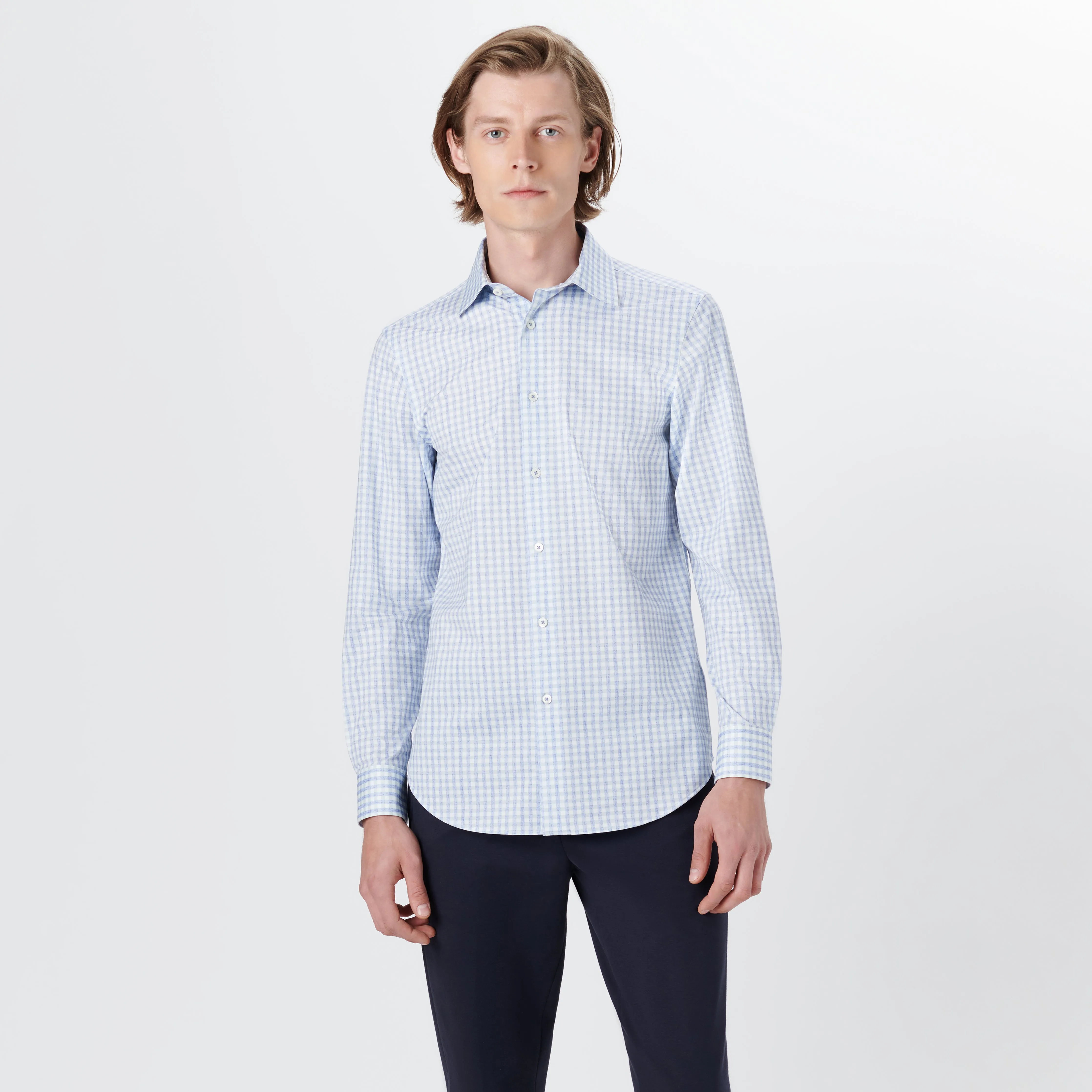 JAMES Gingham Check OoohCotton Shirt