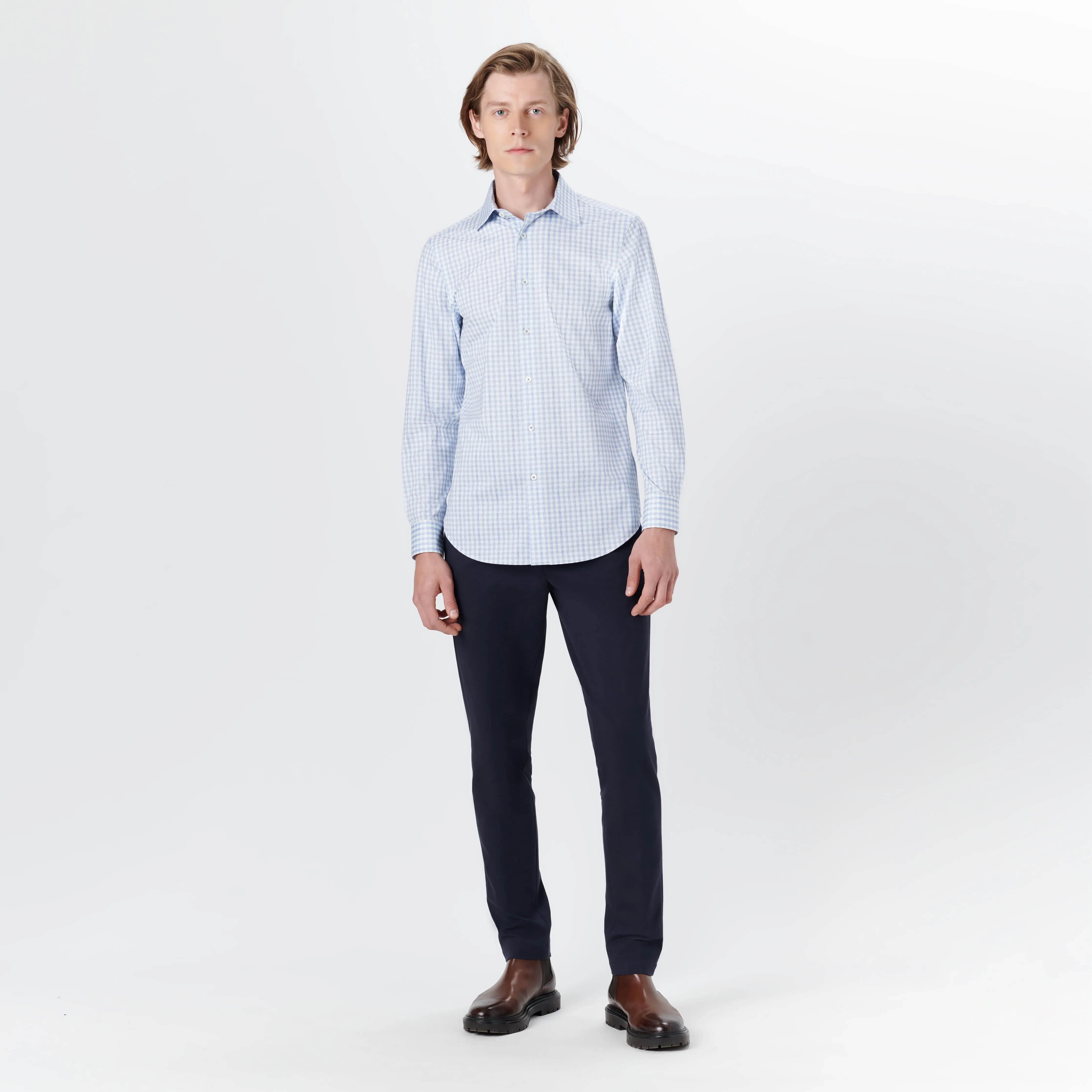 JAMES Gingham Check OoohCotton Shirt