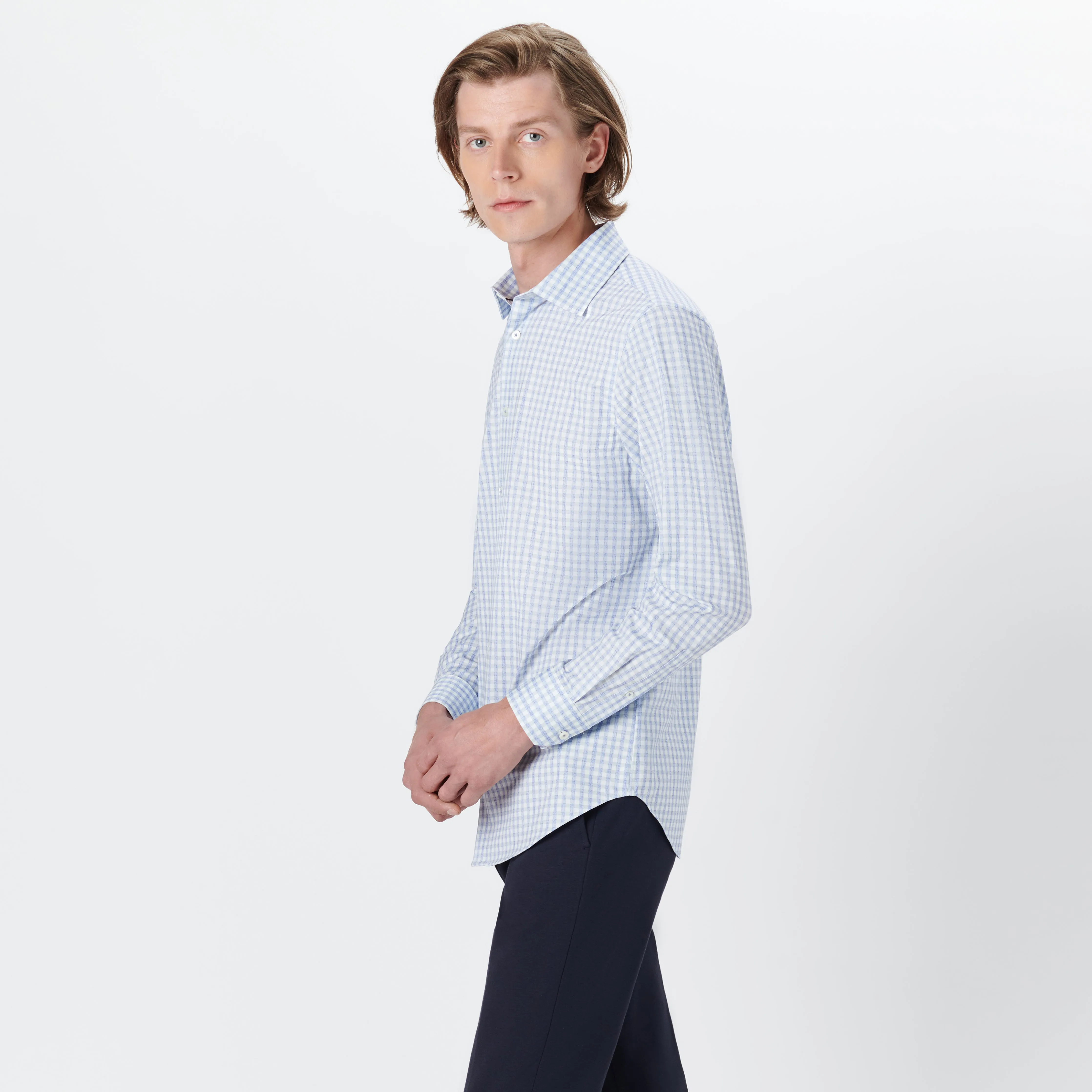JAMES Gingham Check OoohCotton Shirt