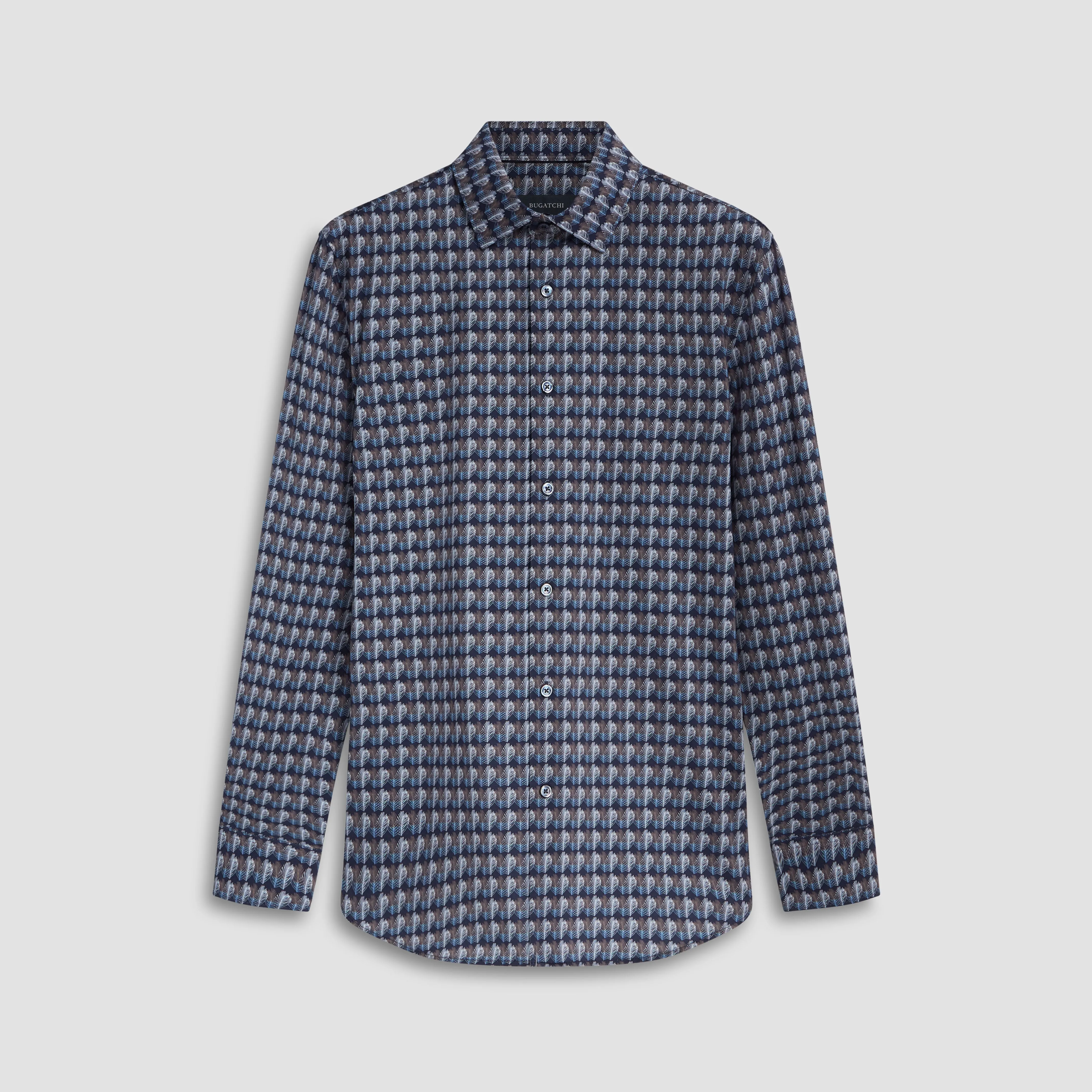 James Leaf Print OoohCotton Shirt
