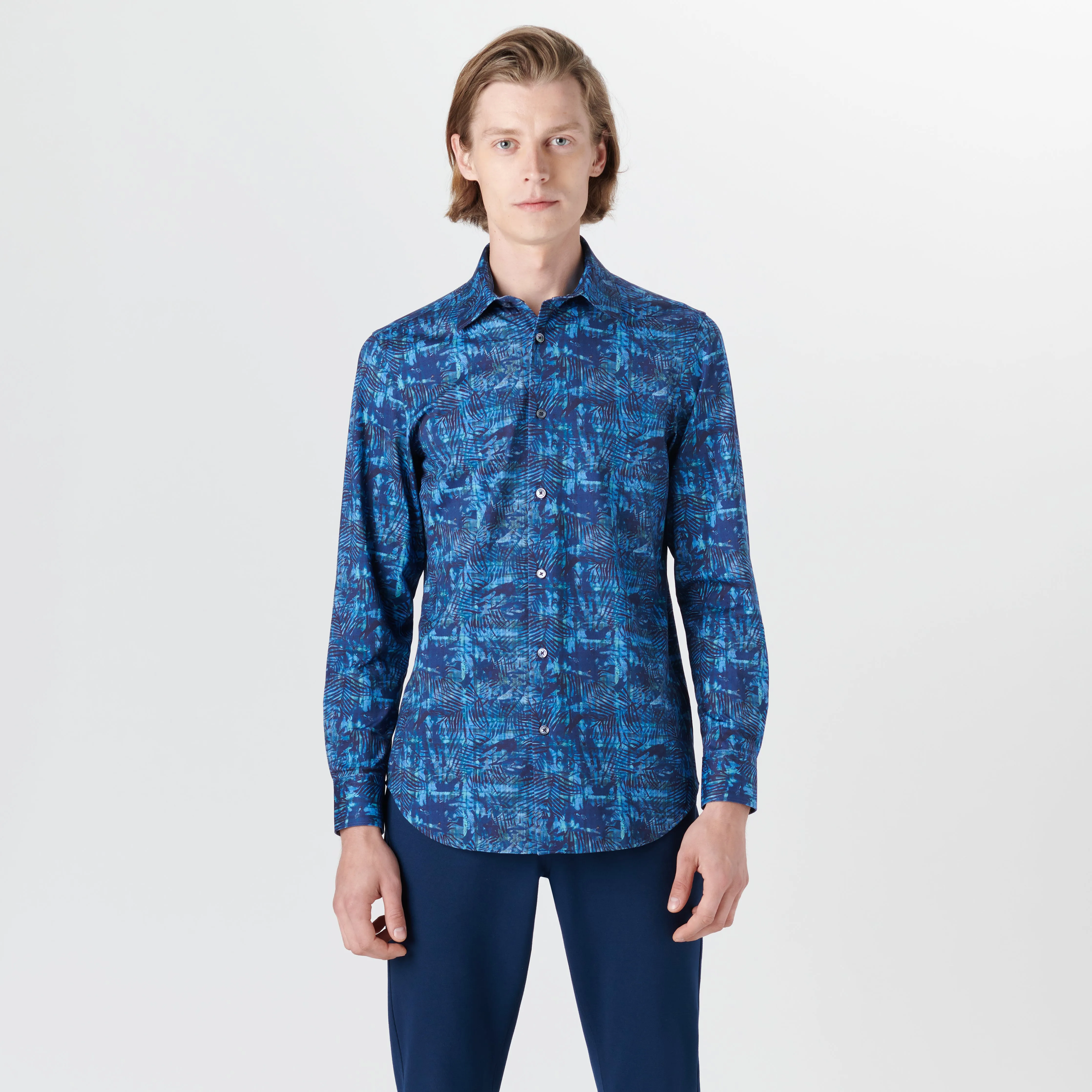 JAMES Leaf Print OoohCotton Shirt