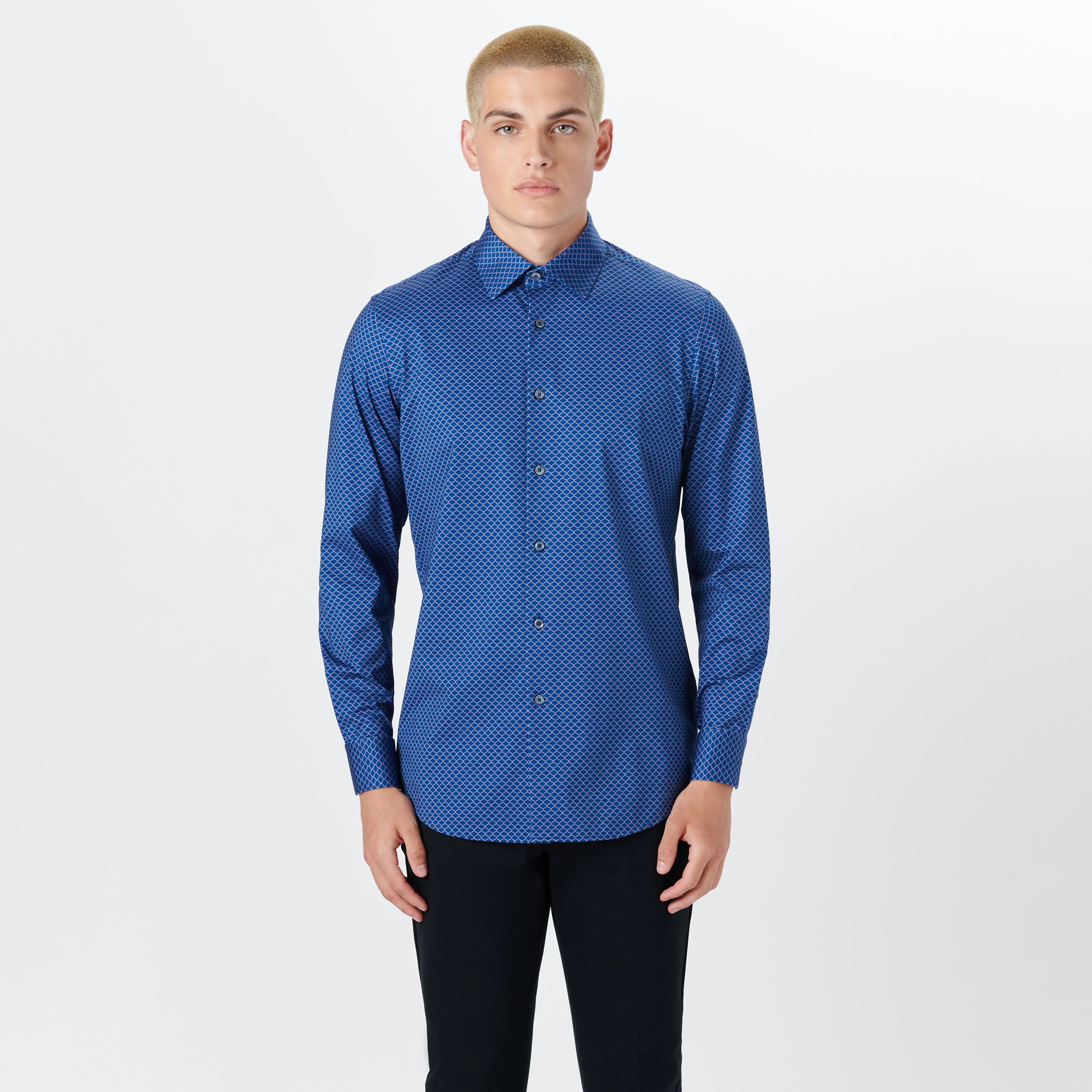 JAMES Ogee Print OoohCotton Twill Shirt