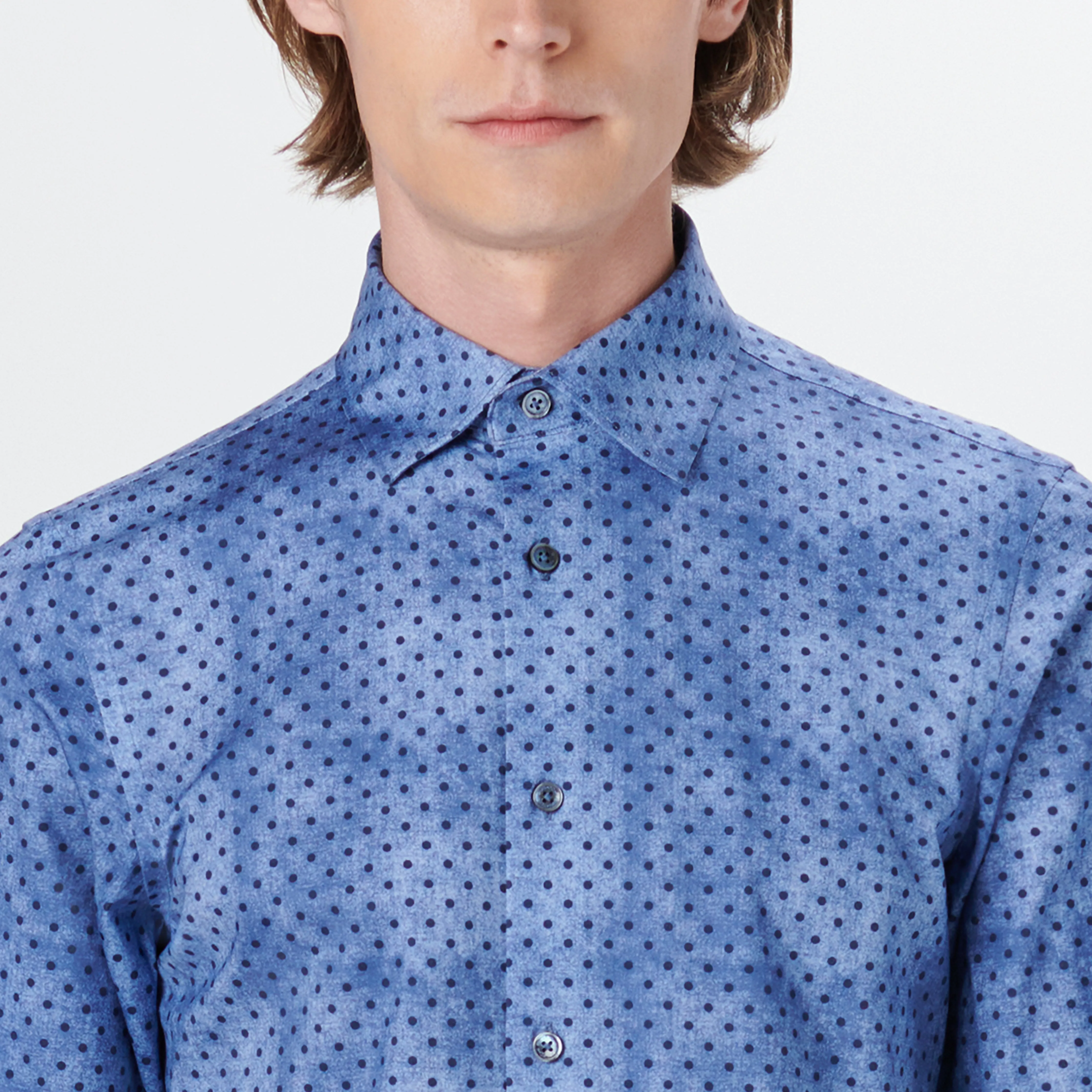 JAMES Polka Dot Print OoohCotton Shirt