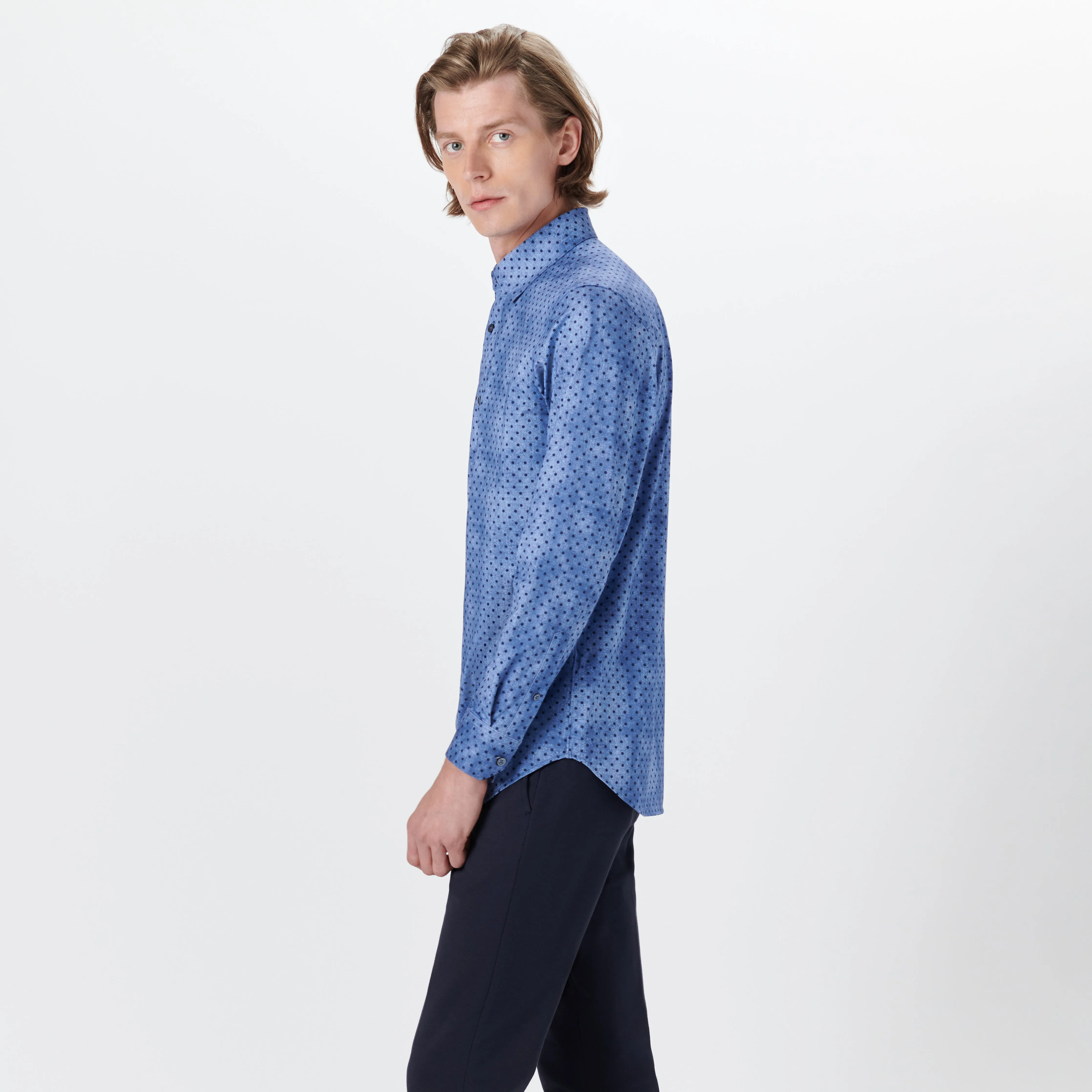 JAMES Polka Dot Print OoohCotton Shirt