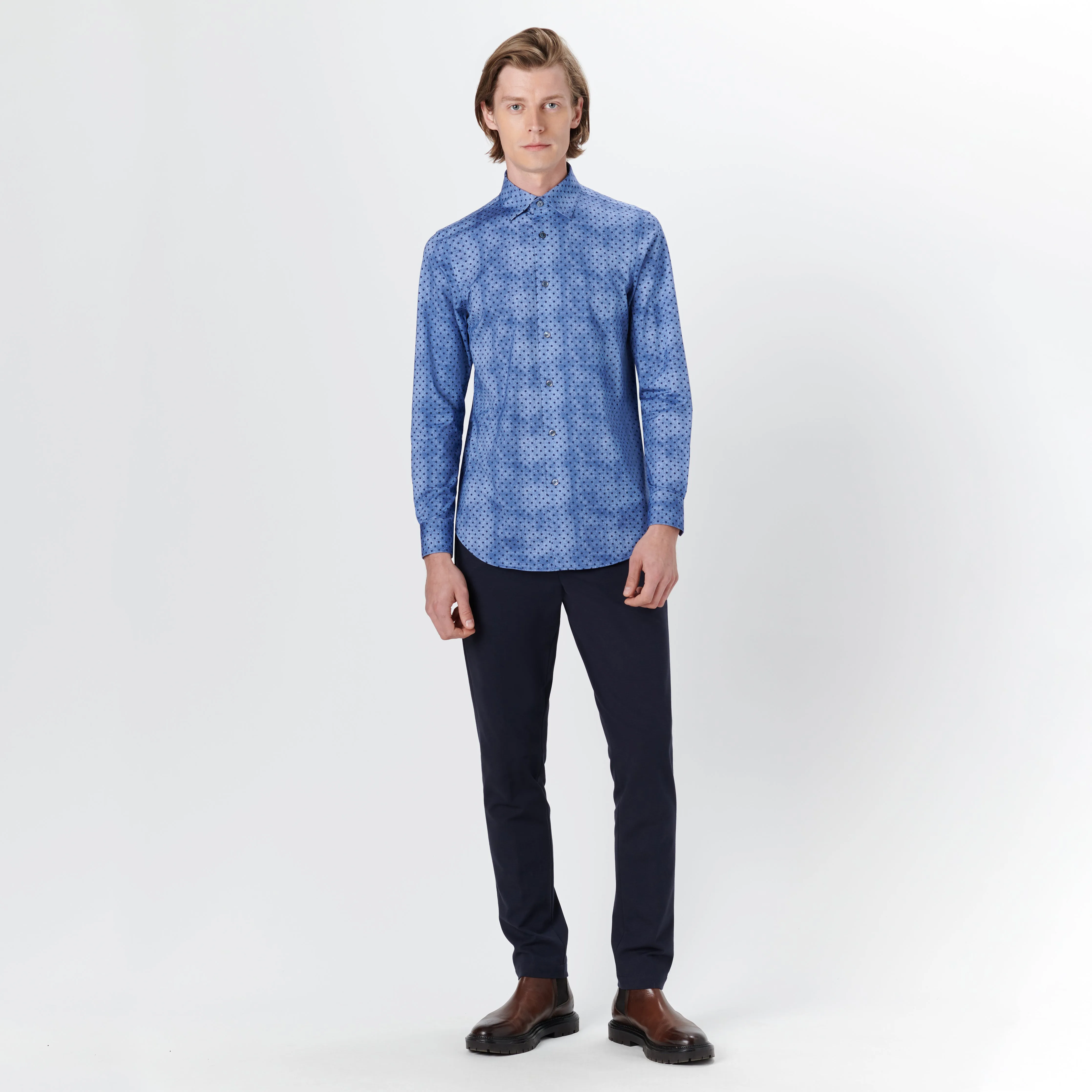 JAMES Polka Dot Print OoohCotton Shirt