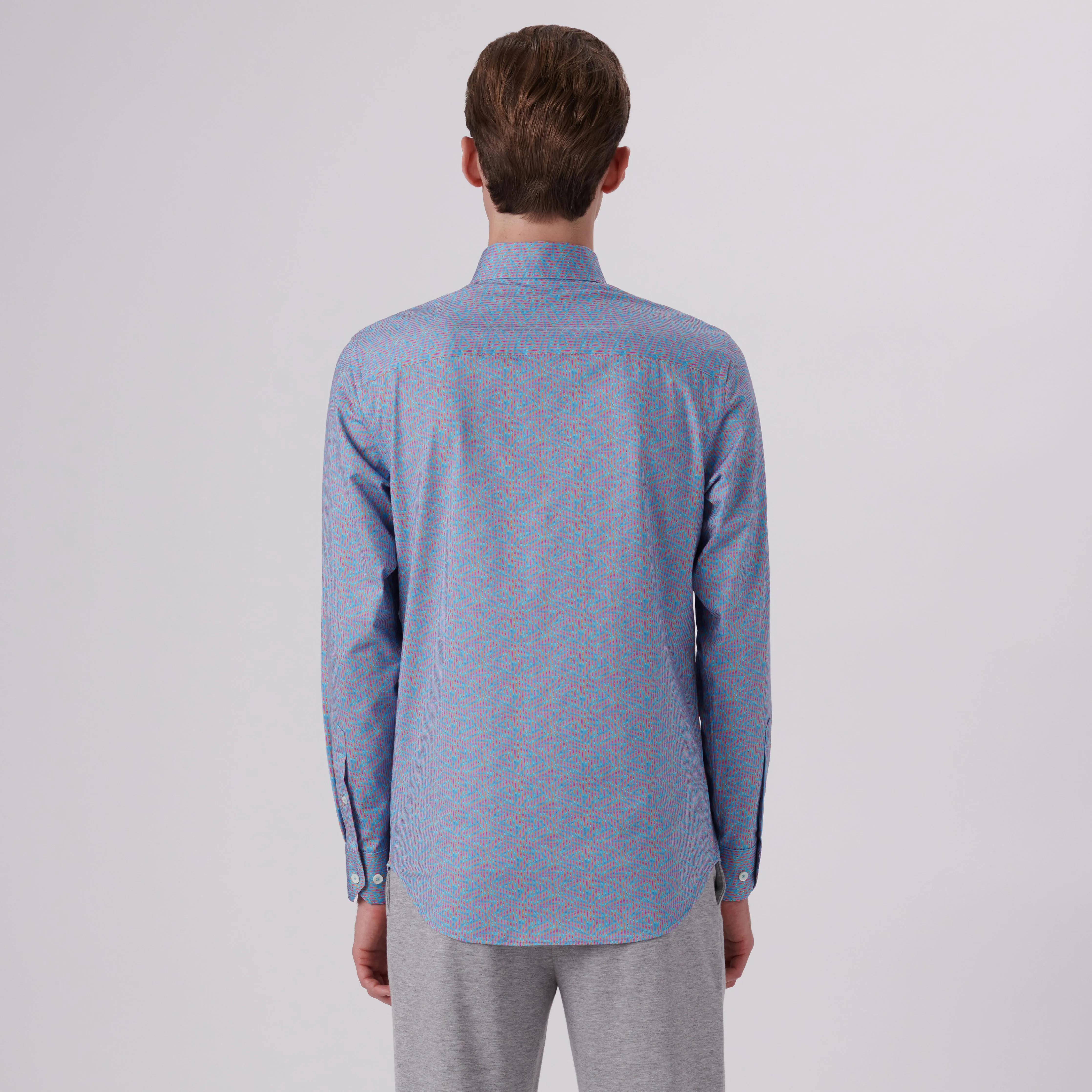 James Ribbon Stripe Print OoohCotton Shirt