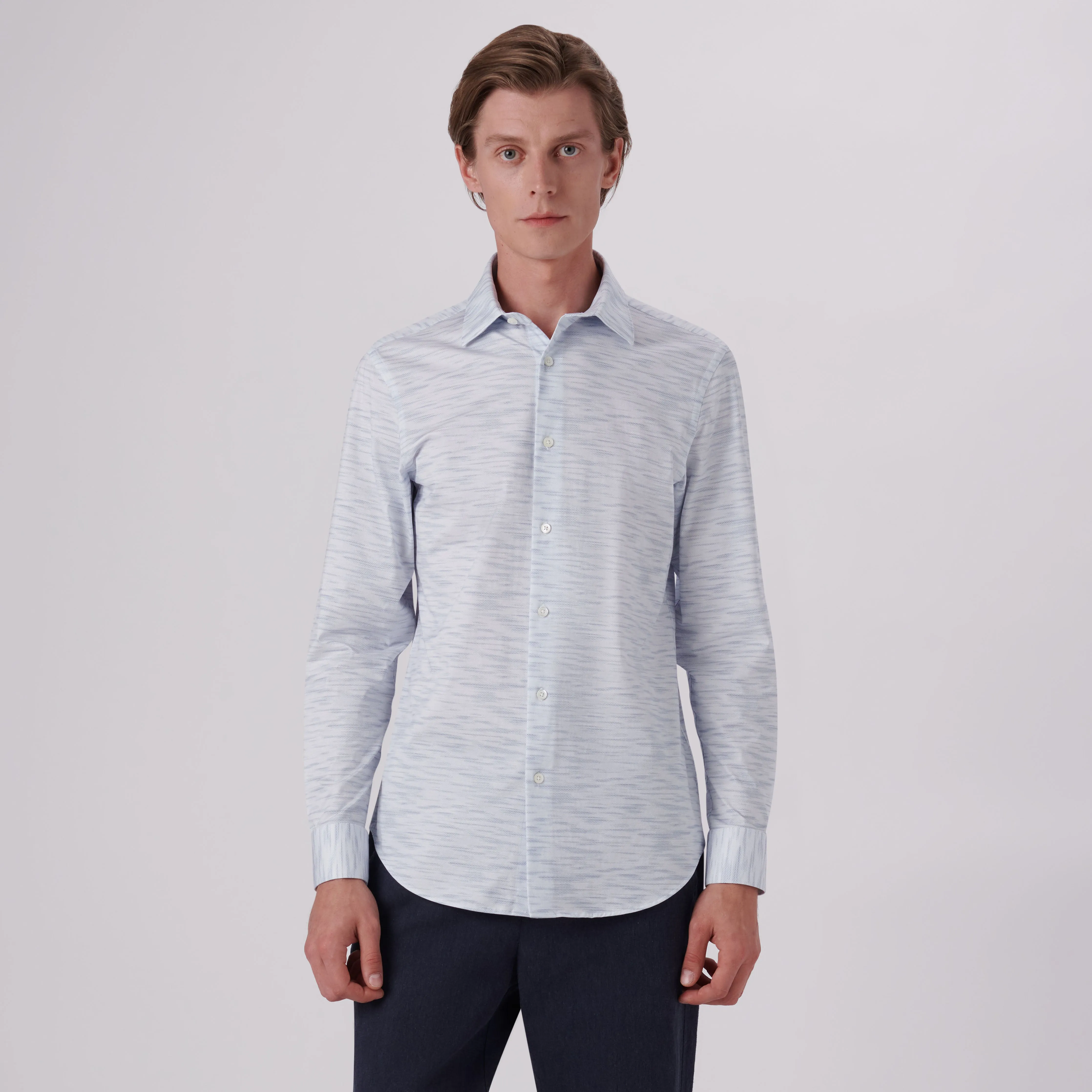 James Striated Print OoohCotton Shirt