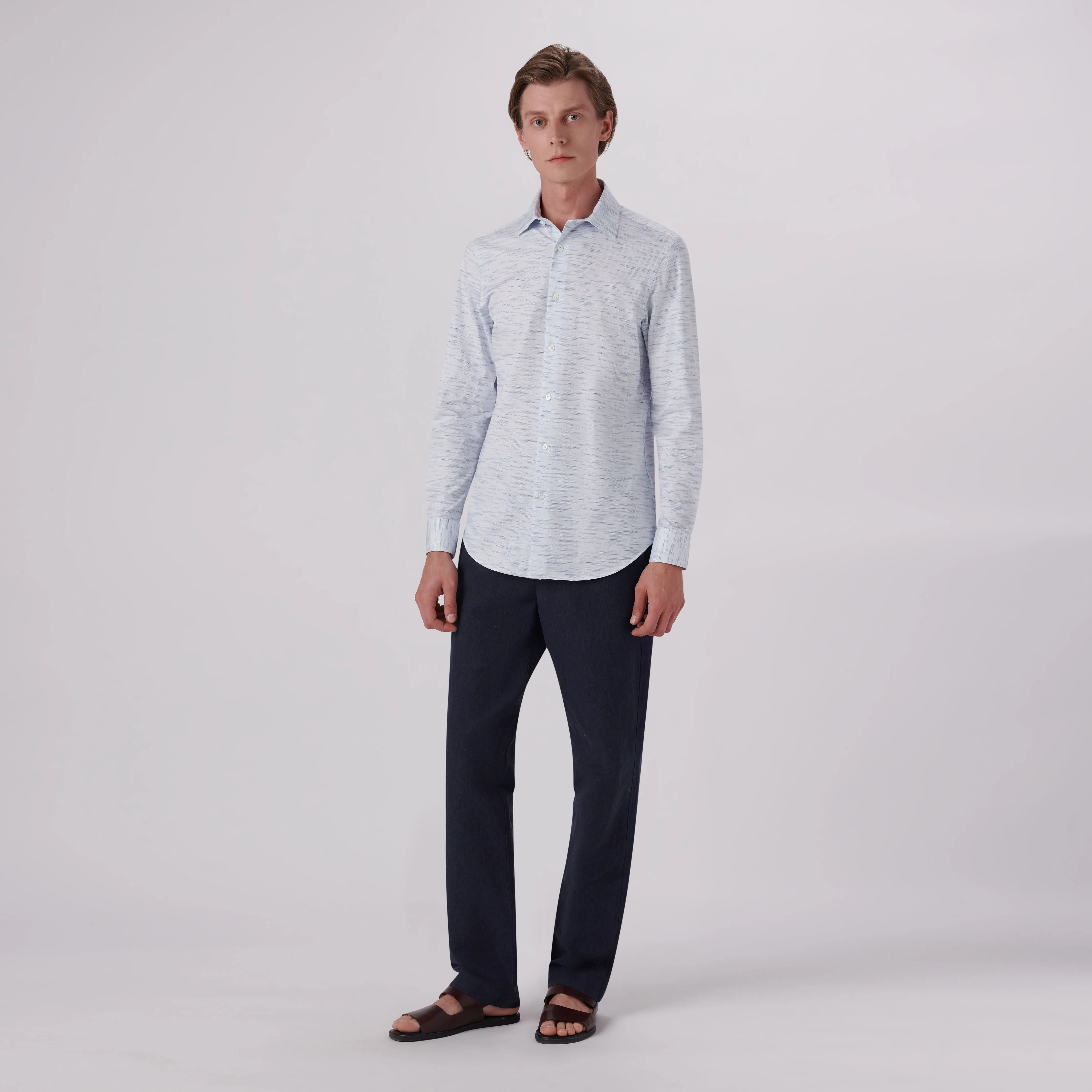 James Striated Print OoohCotton Shirt