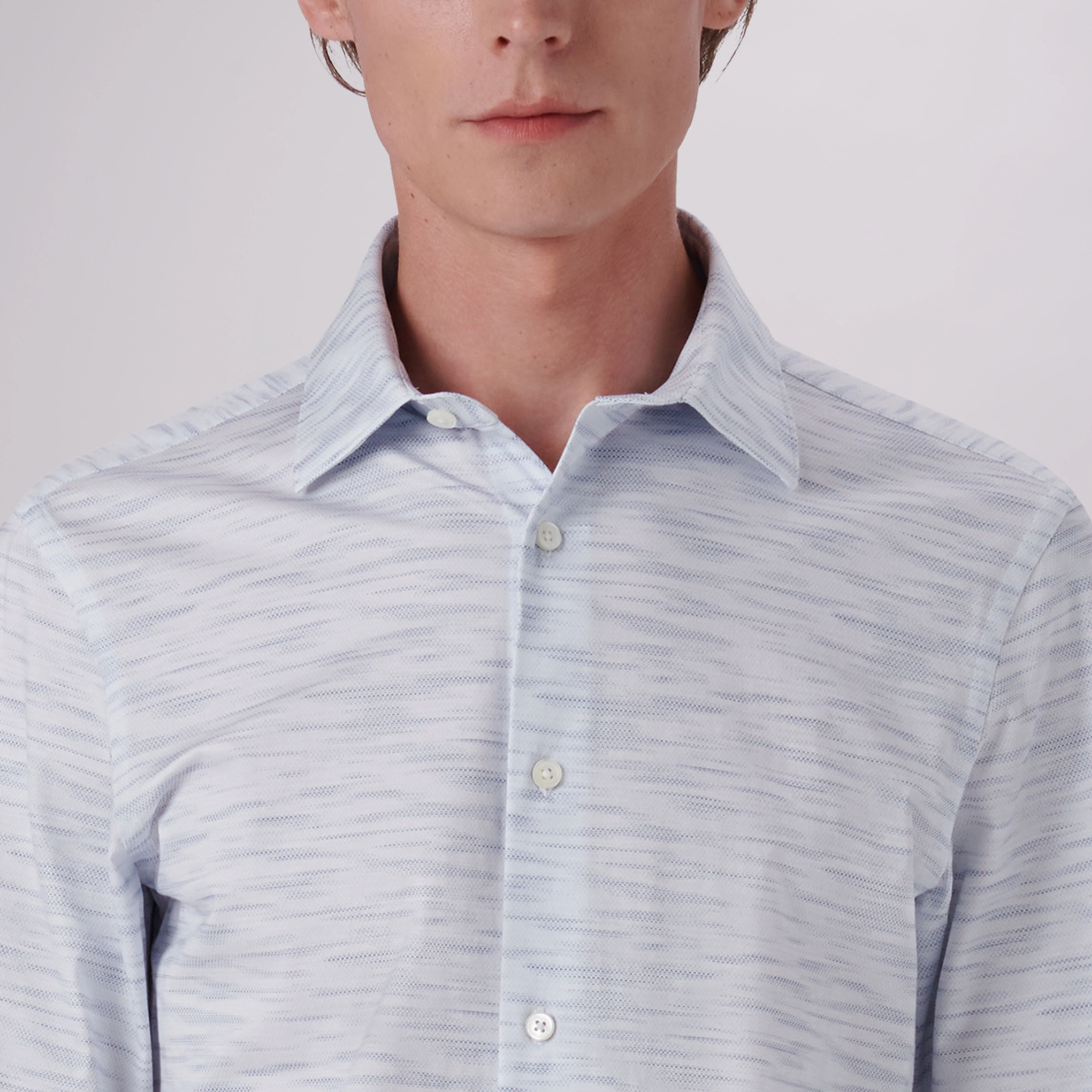 James Striated Print OoohCotton Shirt