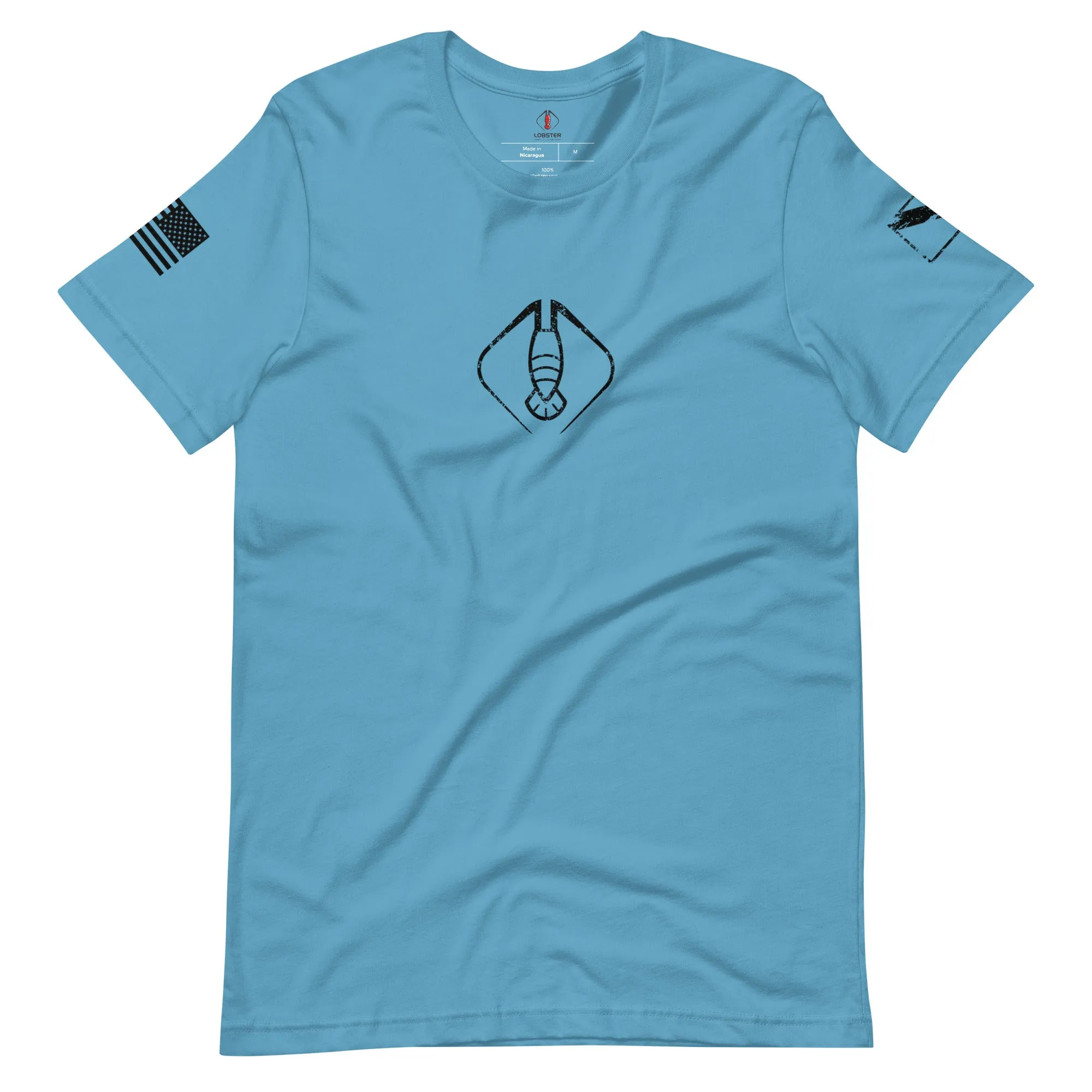 Lobster League "Hunter" Unisex T-Shirt (Black Logo)