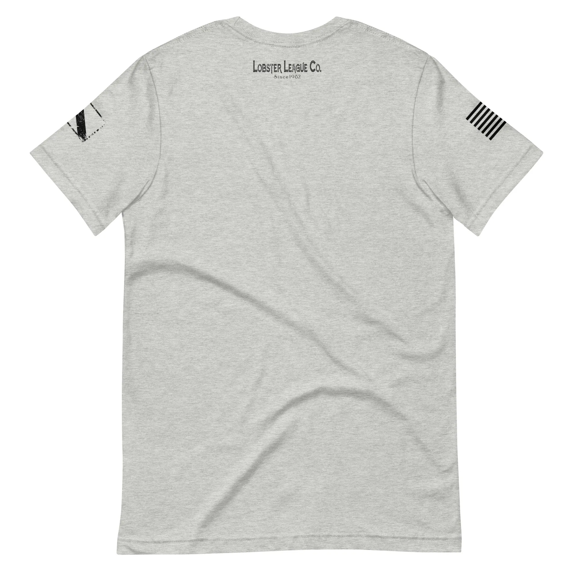 Lobster League "Hunter" Unisex T-Shirt (Black Logo)