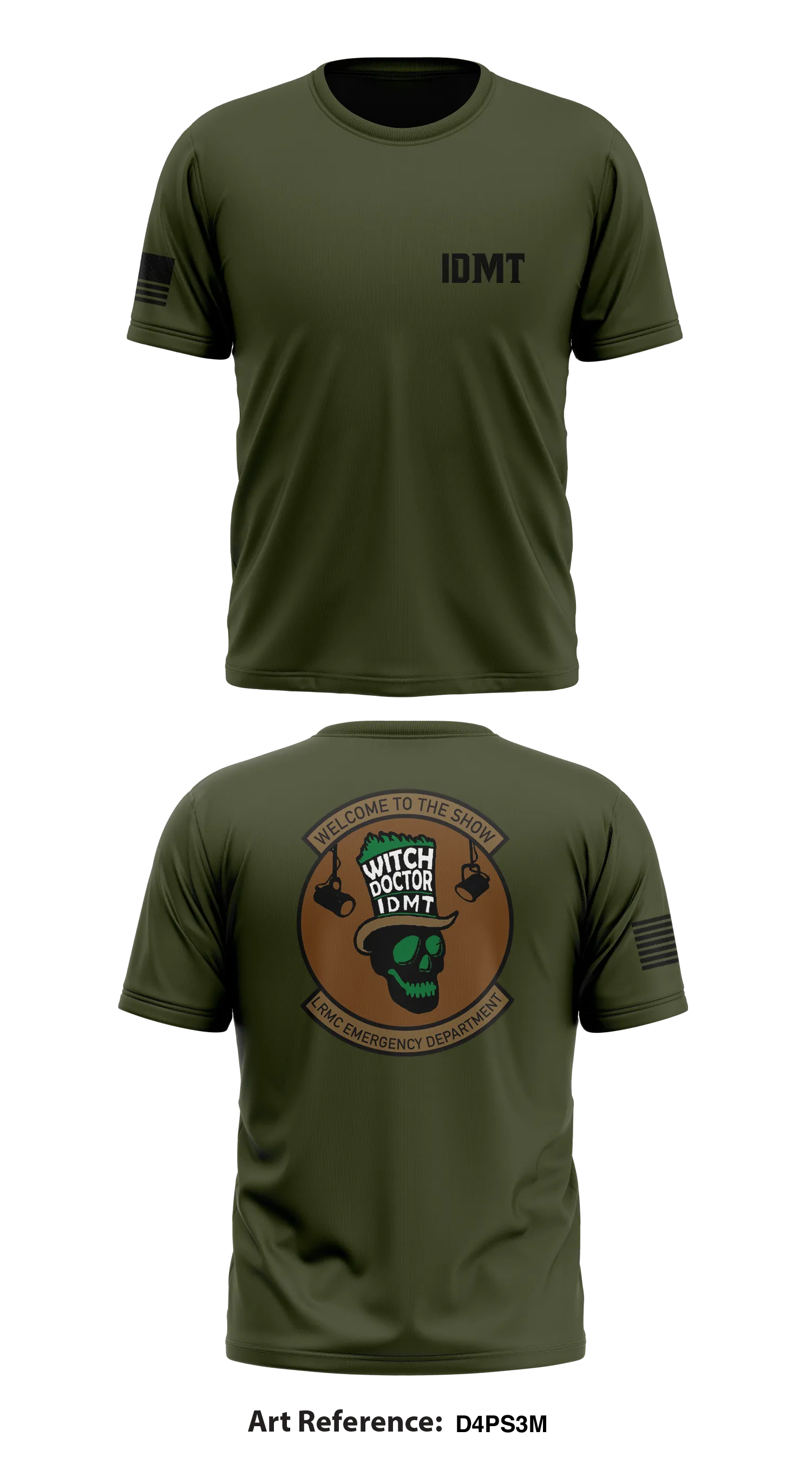 LRMC Emergency Department  Store 1 Core Men's SS Performance Tee - d4Ps3M