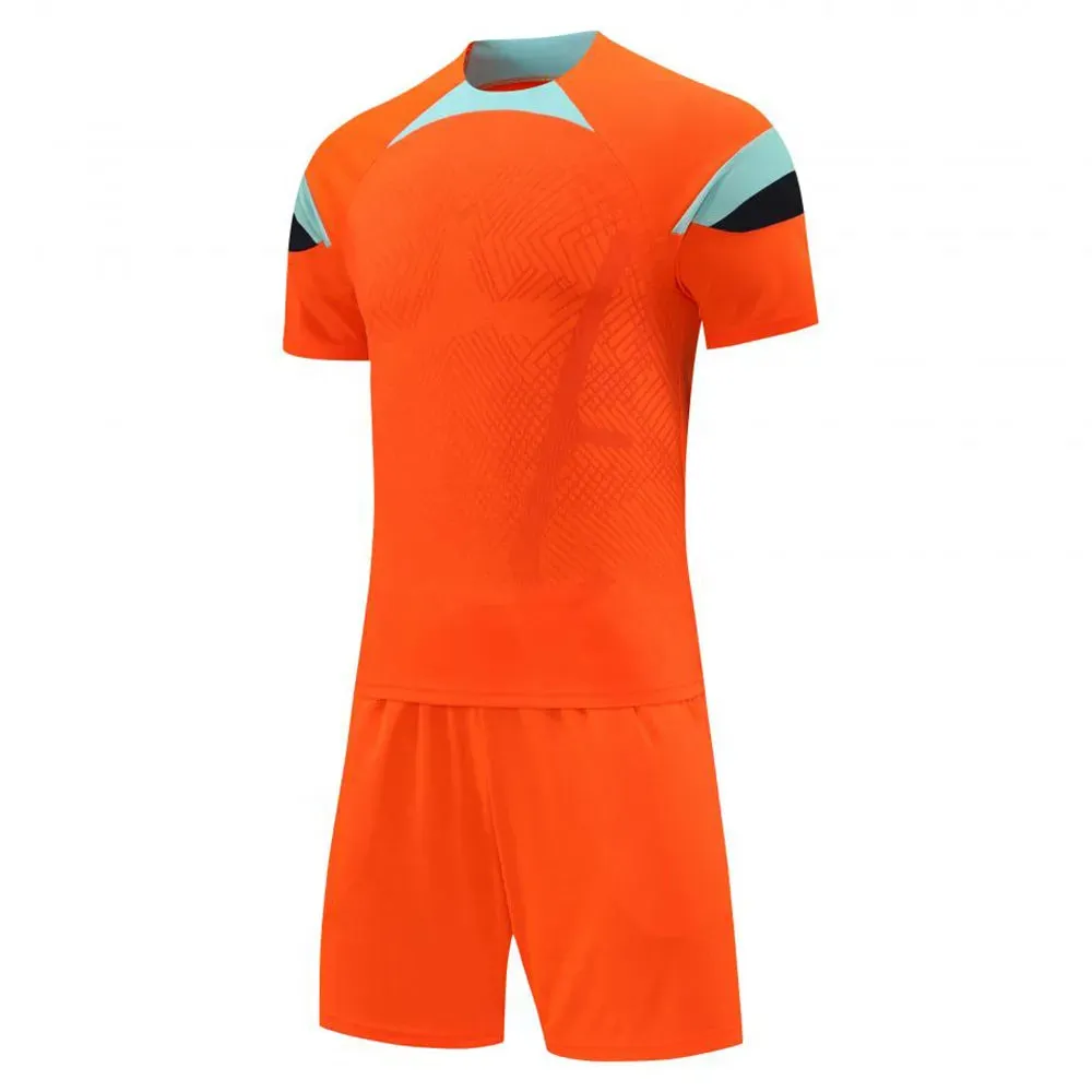 Men/Kids Personalized DIY Football Match Training Jersey Shirt And Shorts Uniform Set Polyester Fabric High Quality