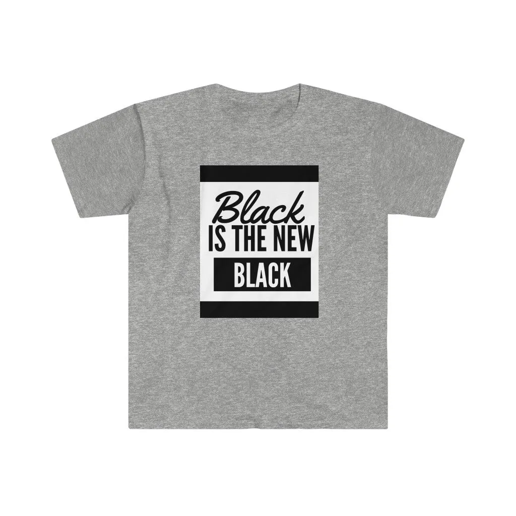 Men's Fitted Short Sleeve Tee (Black Love Rocks Original Design - Black Is)