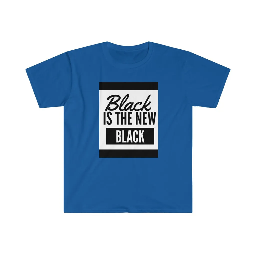 Men's Fitted Short Sleeve Tee (Black Love Rocks Original Design - Black Is)