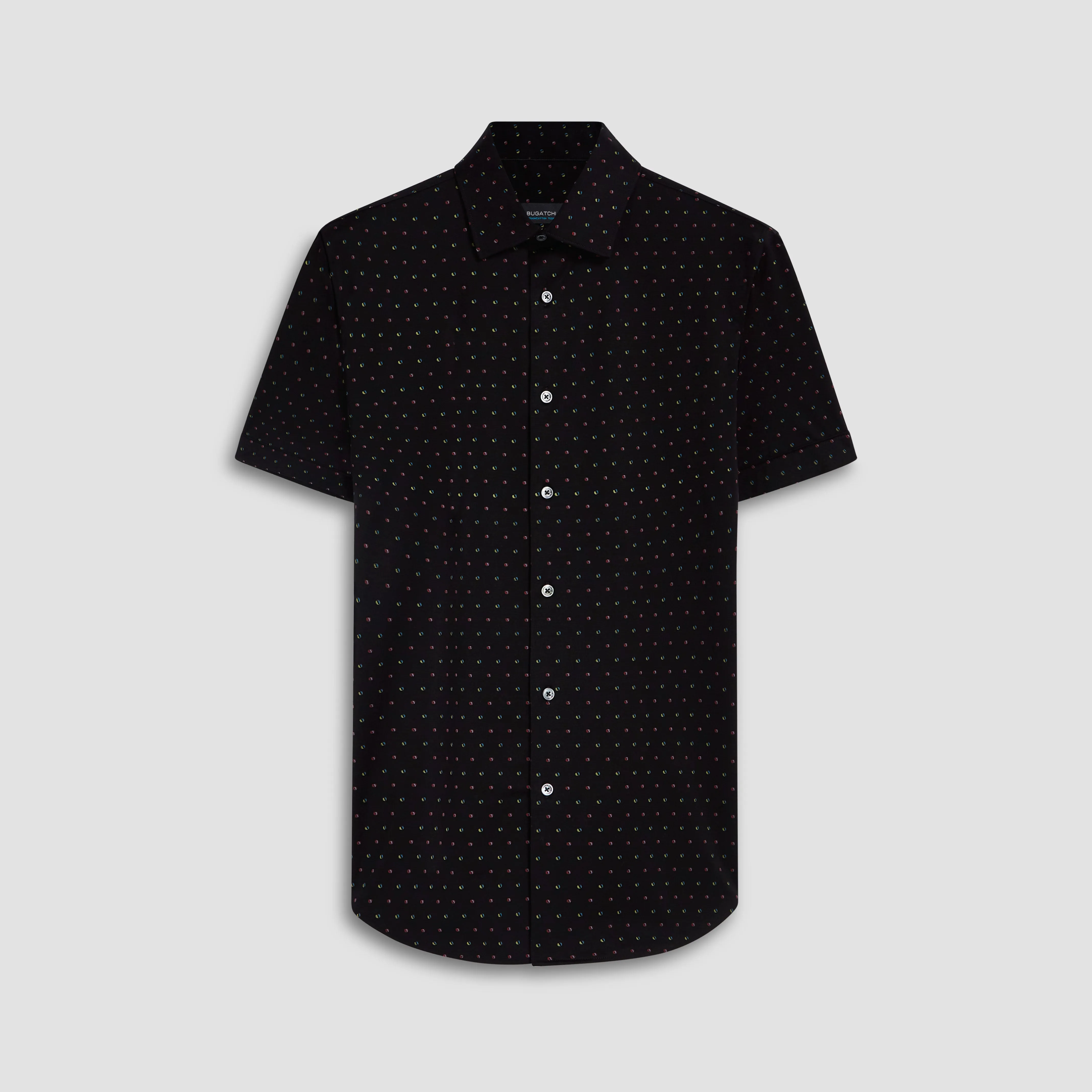 Miles Abstract Print OoohCotton Short Sleeve Shirt