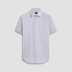 Miles Geometric OoohCotton Short Sleeve Shirt