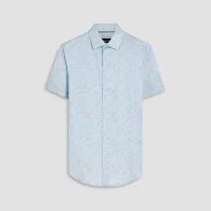 Miles Marled Print OoohCotton Short Sleeve Shirt