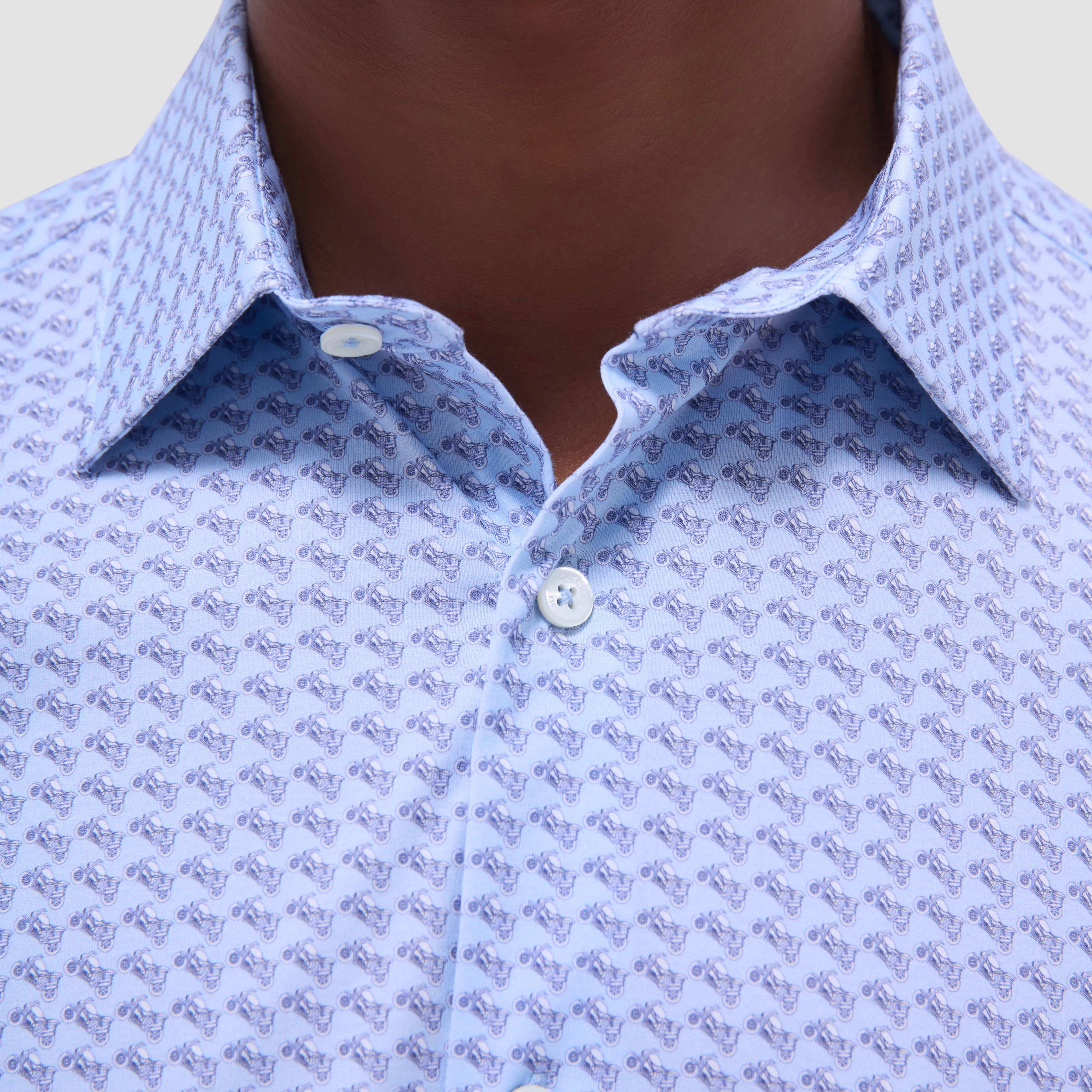 Miles Motorcycle OoohCotton Short-Sleeve Shirt