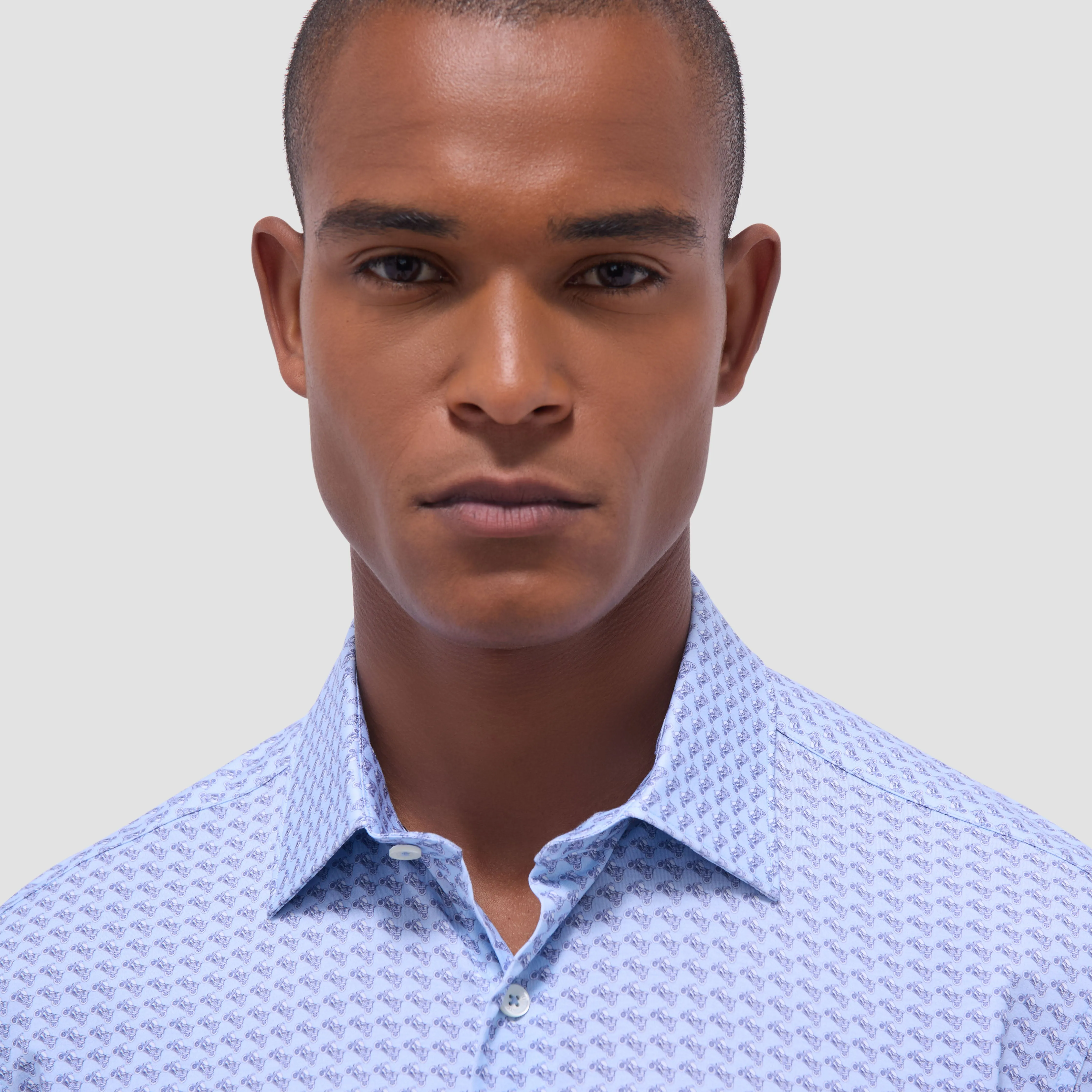 Miles Motorcycle OoohCotton Short-Sleeve Shirt
