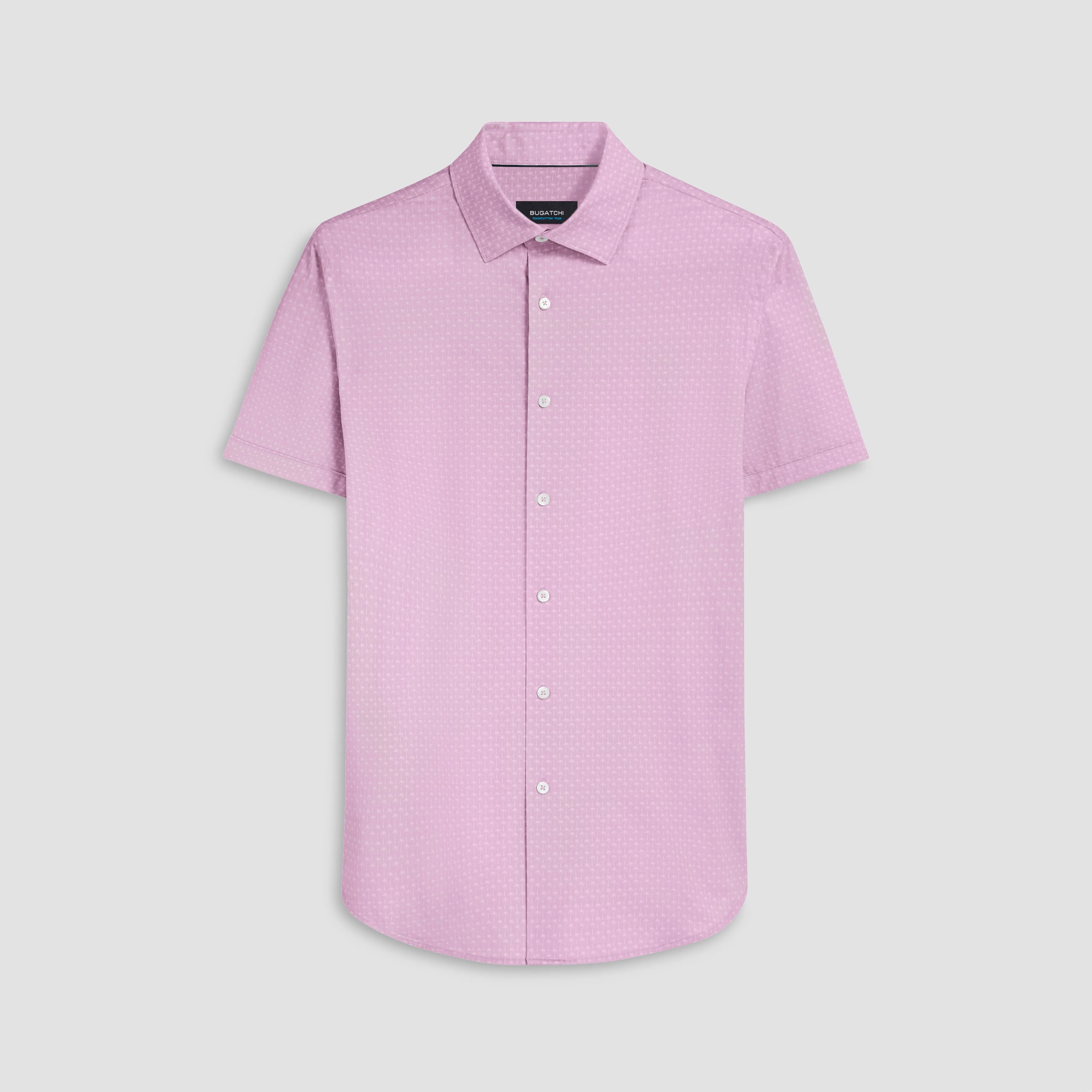 Miles Palm Tree Print OoohCotton Short Sleeve Shirt
