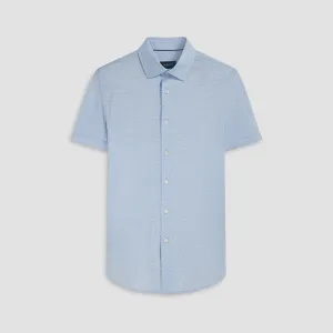 Miles Palm Tree Print OoohCotton Short Sleeve Shirt