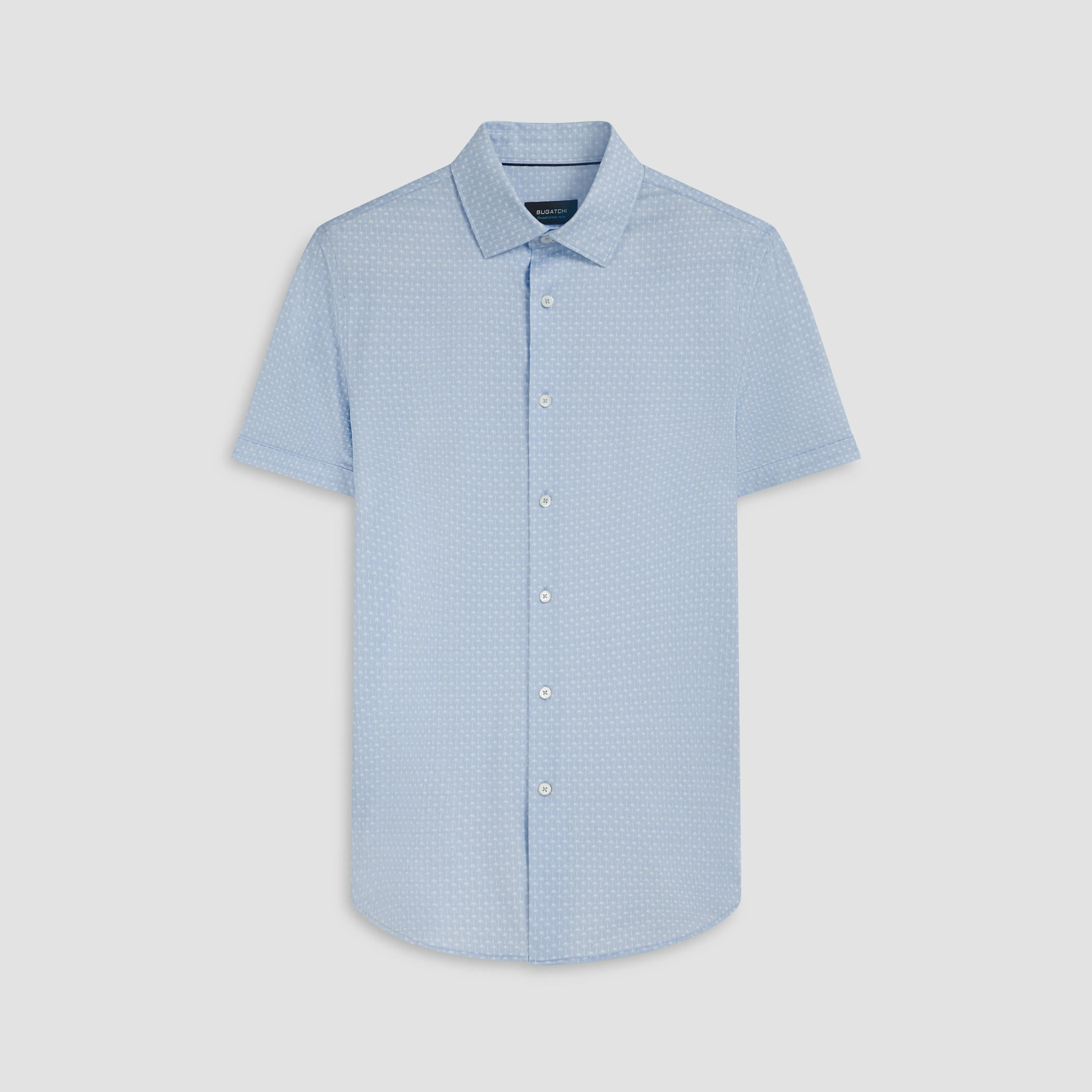 Miles Palm Tree Print OoohCotton Short Sleeve Shirt