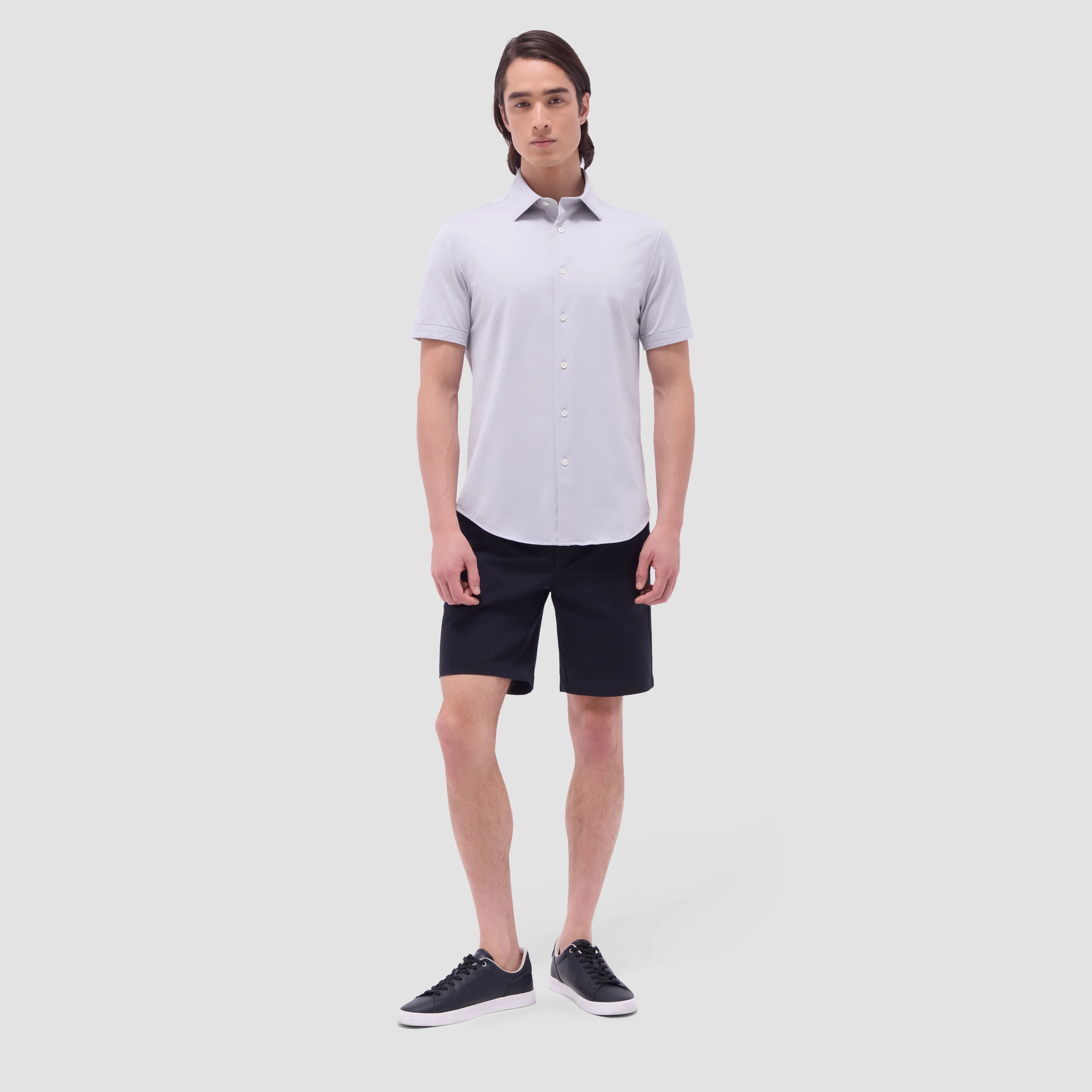 Miles Solid OoohCotton Short Sleeve Shirt