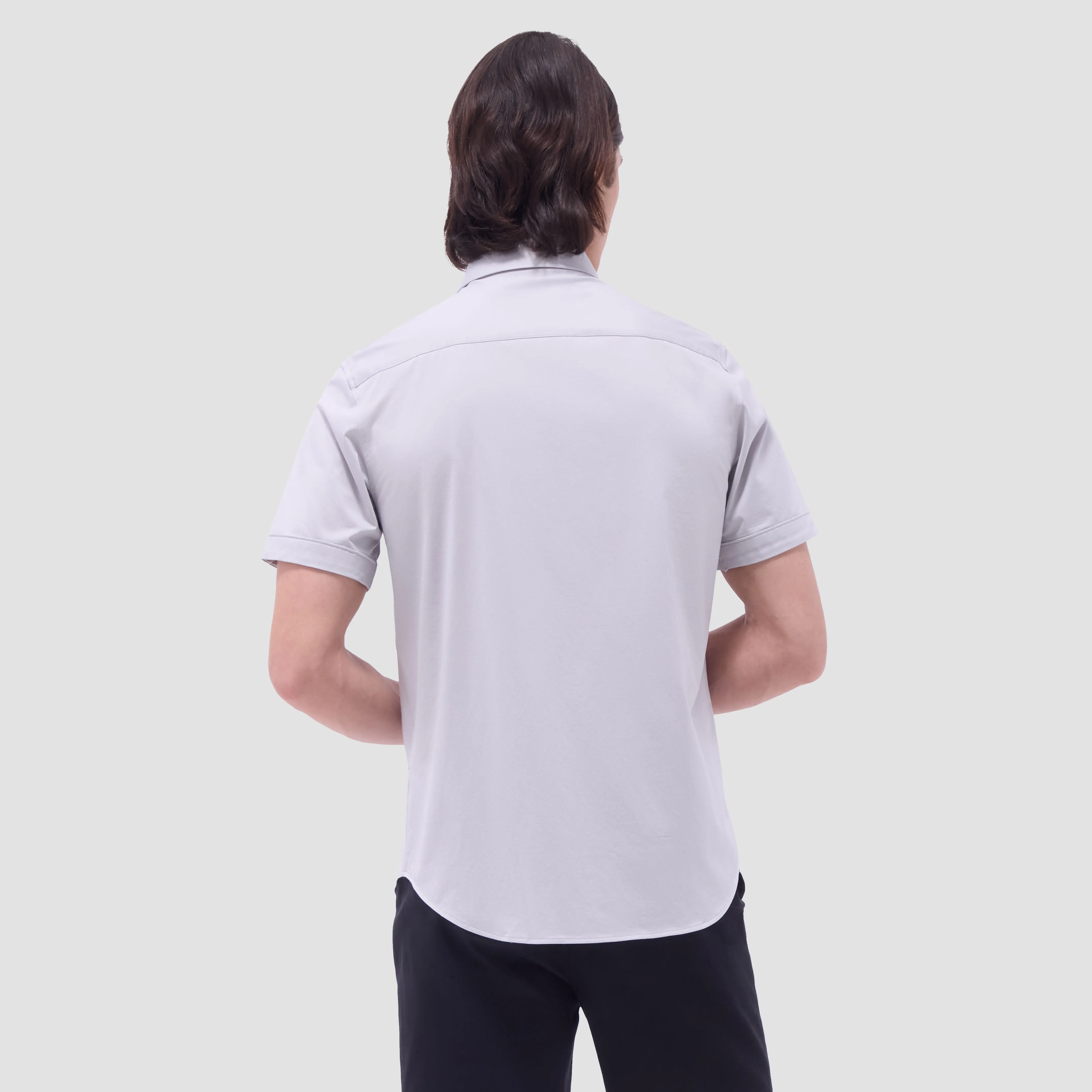 Miles Solid OoohCotton Short Sleeve Shirt