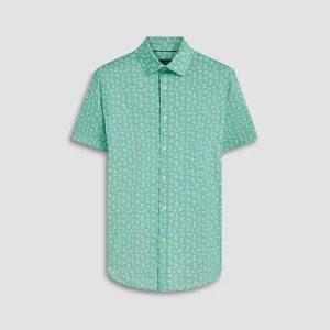 Miles Tropical Print OoohCotton Short Sleeve Shirt