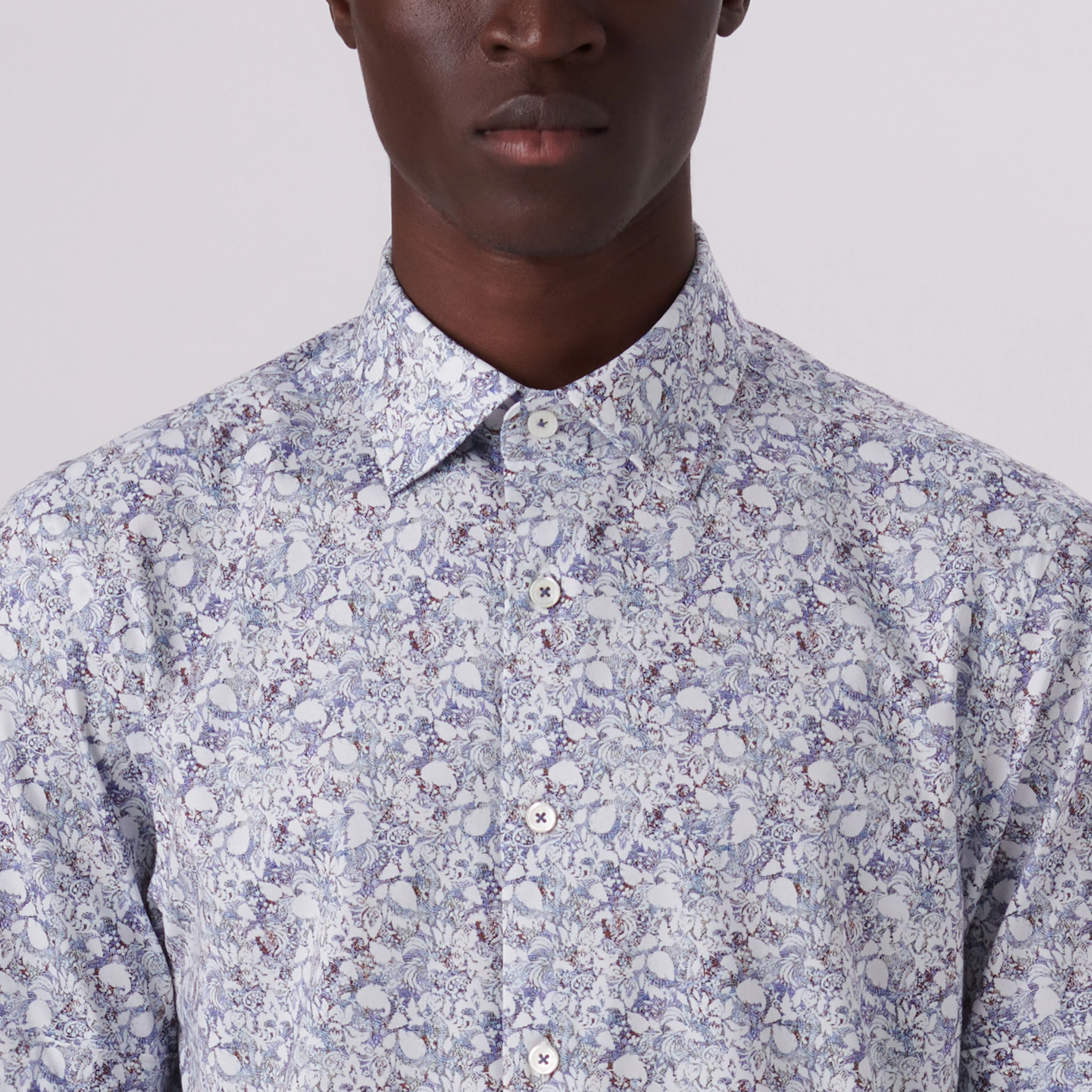 Milo Floral Print OoohCotton Short Sleeve Shirt