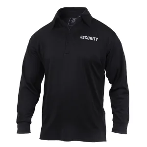 Moisture Wicking Long Sleeve Security Polo