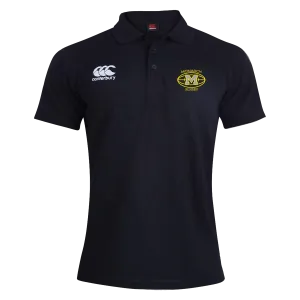 Monarch Rugby Canterbury Waimak Rugby Polo Black