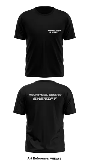 Mountrail County Sheriff Store 1 Core Men's SS Performance Tee - WXXbGJ