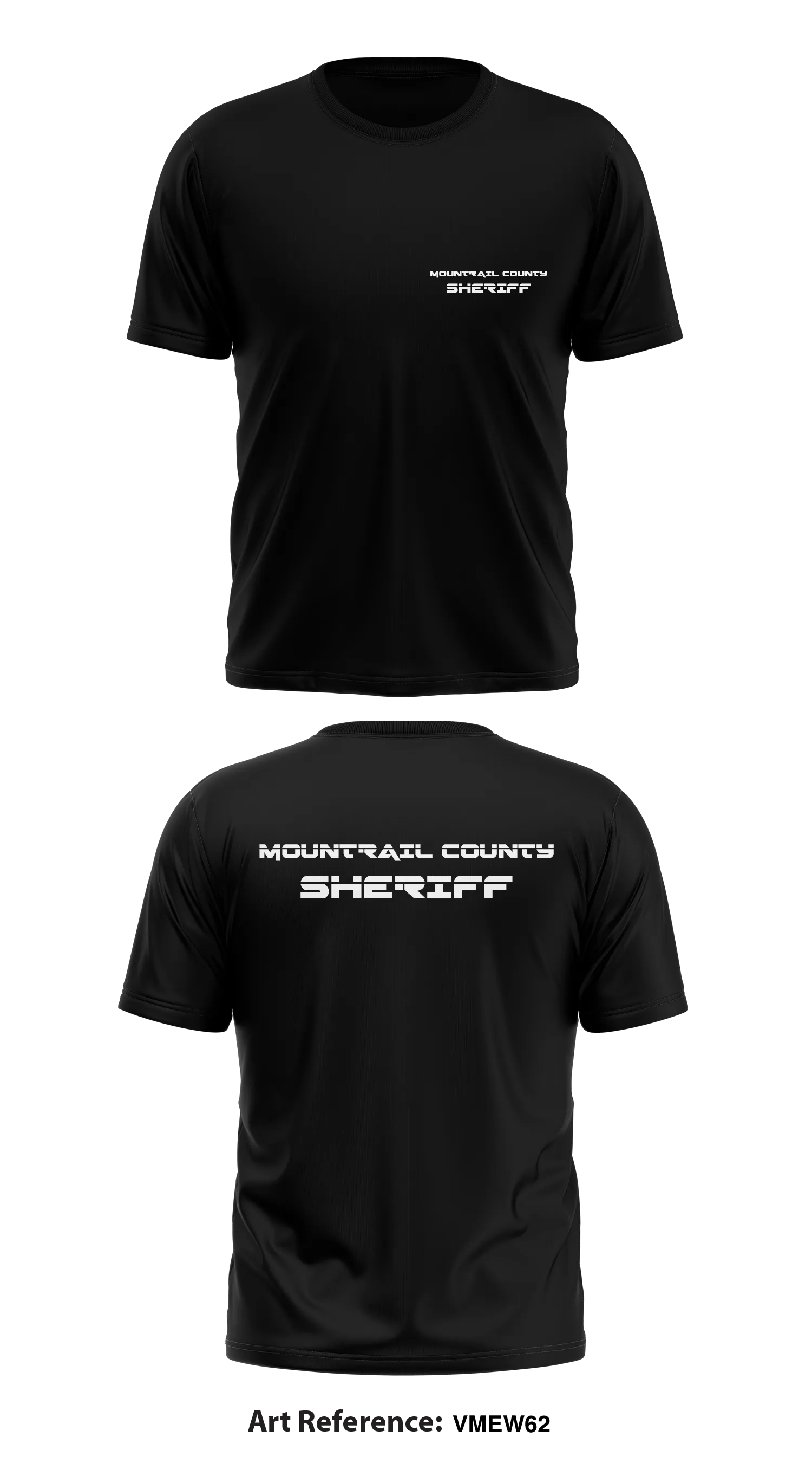 Mountrail County Sheriff Store 1 Core Men's SS Performance Tee - WXXbGJ